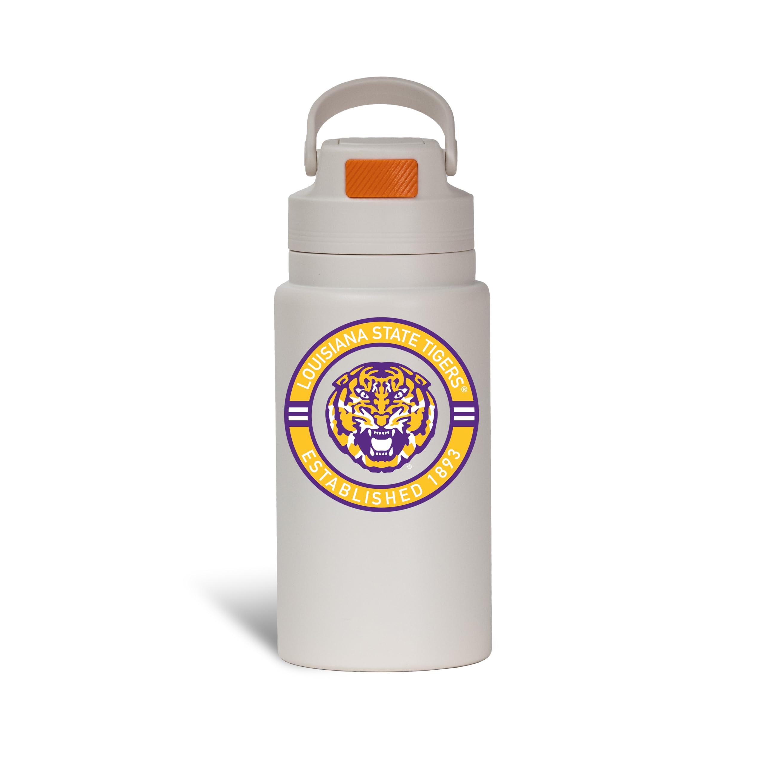 The Memory Company Officially Licensed 26oz Water Bottle with Flip Up Lid, Louisiana State University