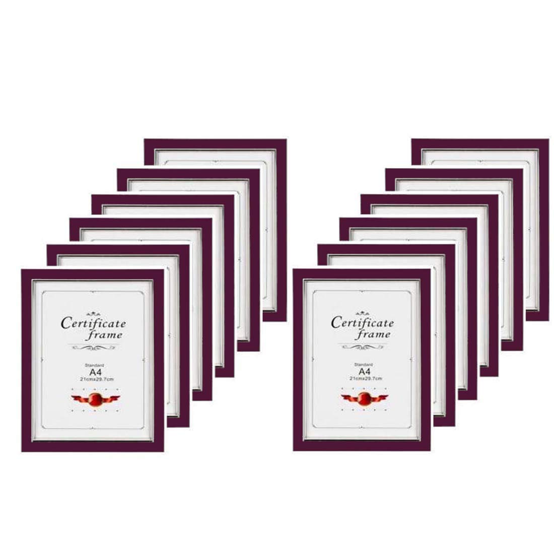 Ag Crafts Photo & Document Frames 12 (Size - A4) (Brown)