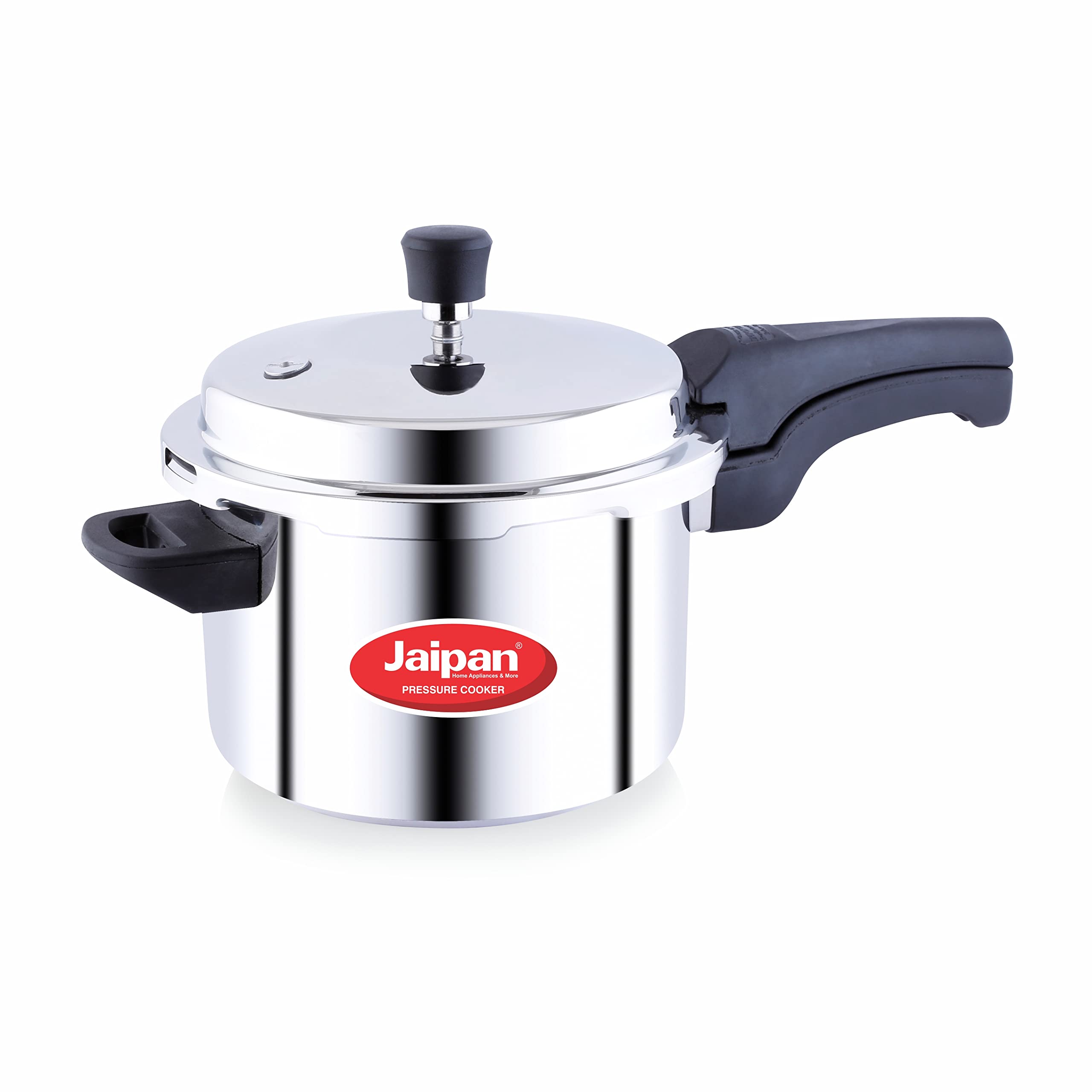 Jaipan Star Aluminium Pressure Cooker With Outer Lid, 3 Litres, Silver