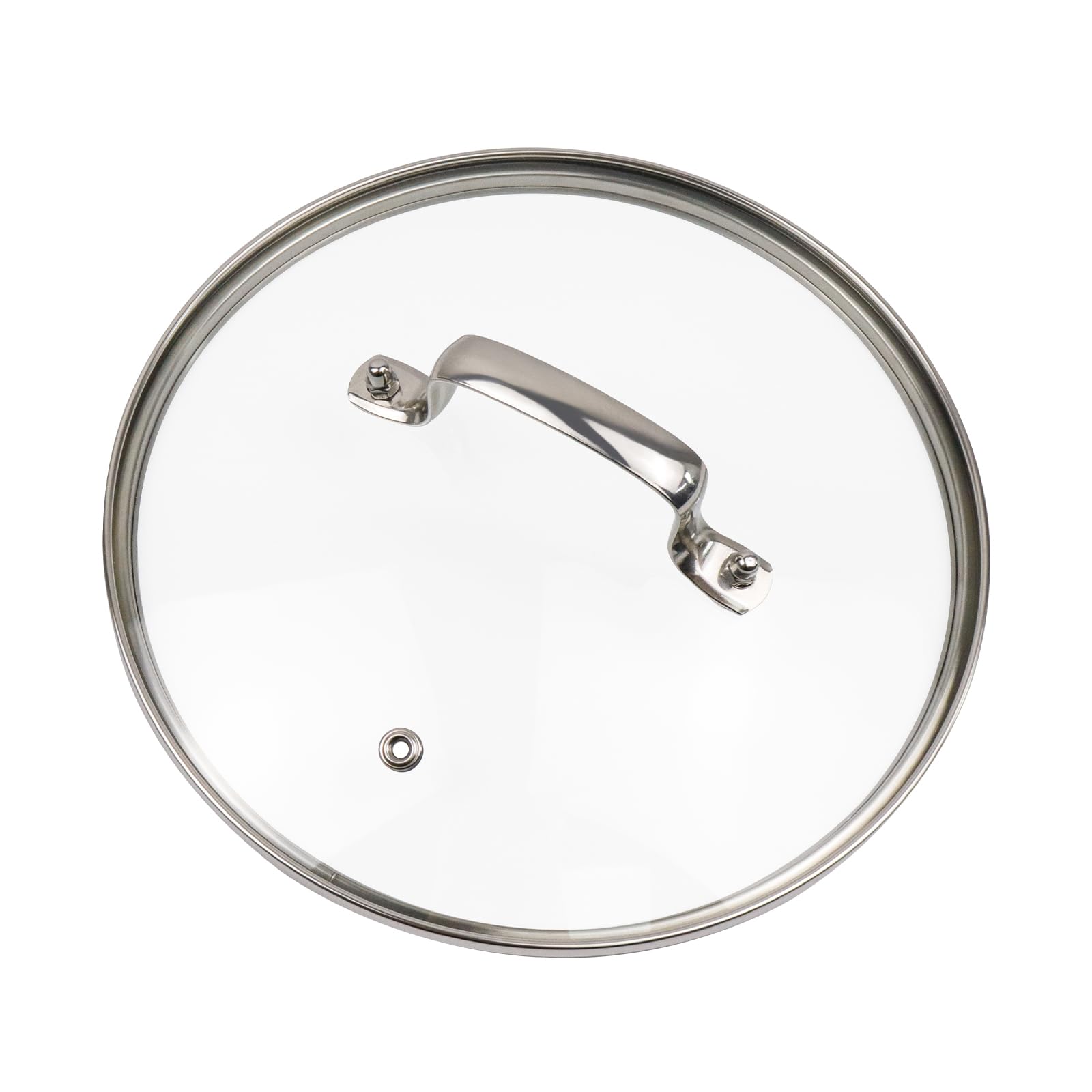 Tighall 12 Tempered Glass Lid with Steam Vent Hole Universal Pan Pot Lid