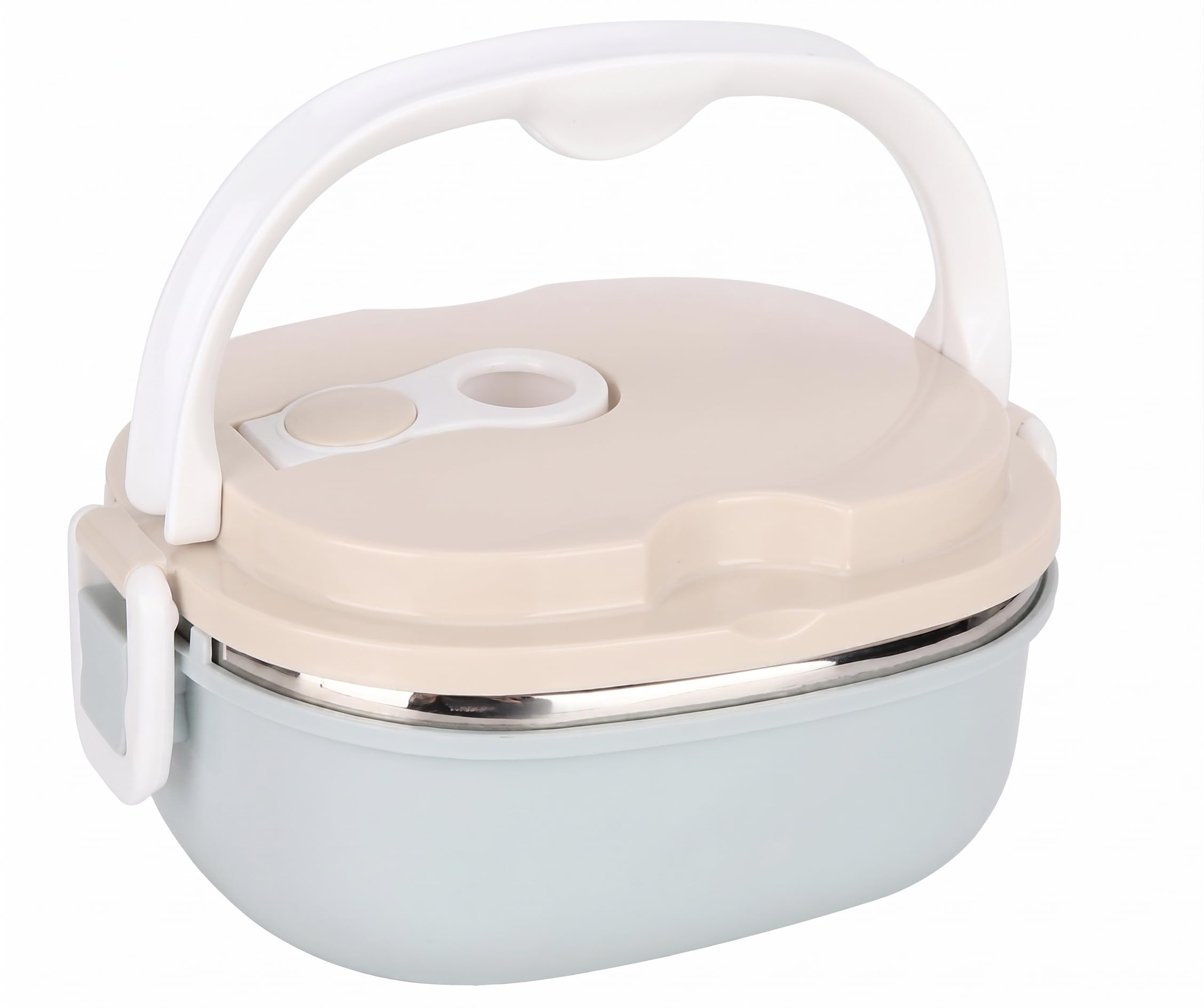 Hbrjtds Insulated Bento Box Stainless Steel 304, Square Lunch Container