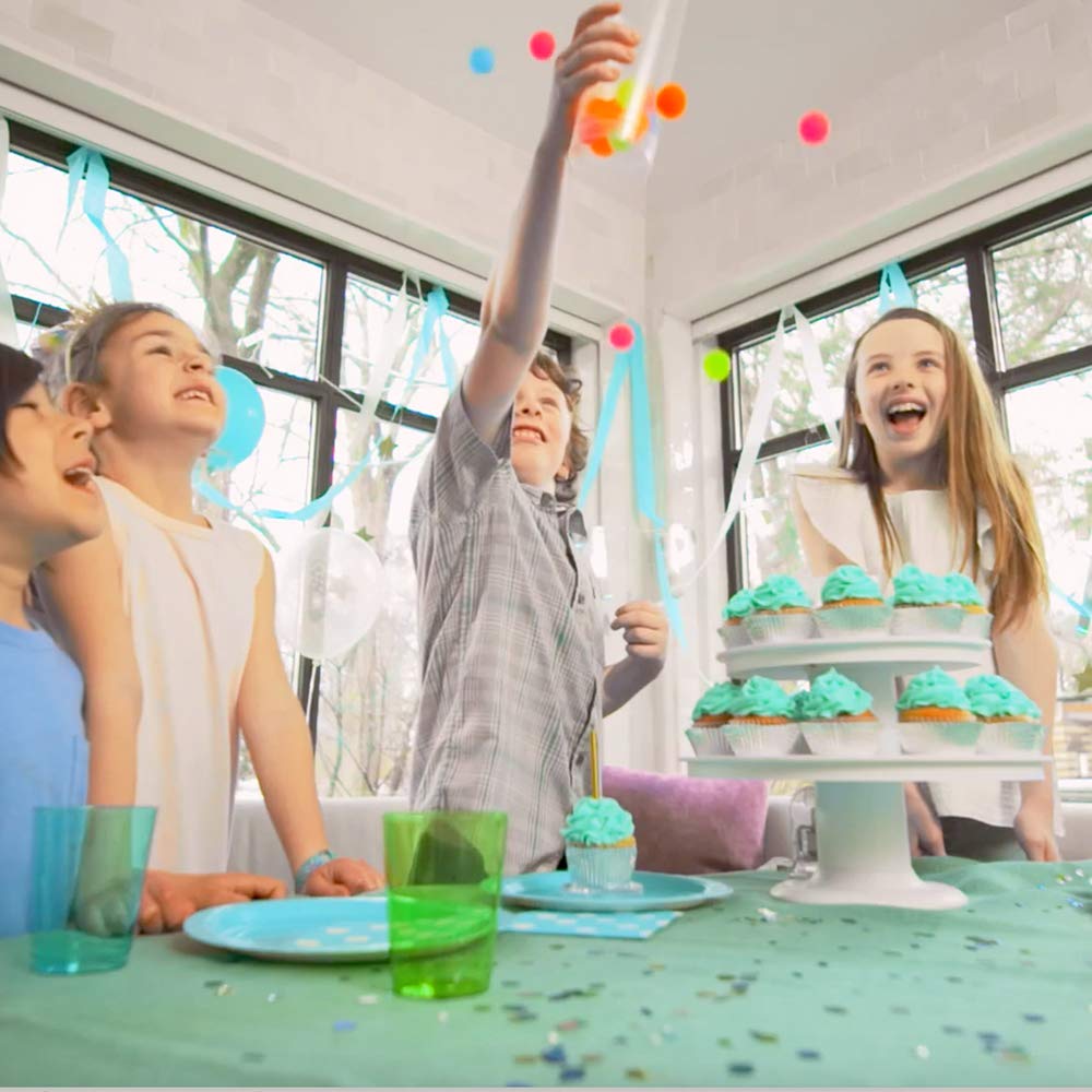 Surprise Cake-2 In 1 Popping Cake And Cupcake Stand With Music Box -Happy Birthday Melody