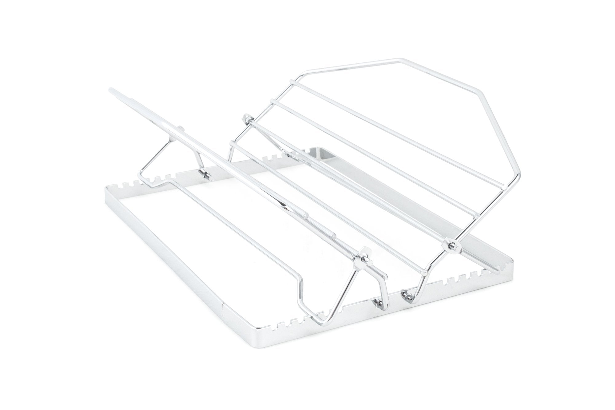 Fox Run Non-Stick Roasting And Cooling Rack, Adjustable, 11'' X 10'' X 5'', Metallic