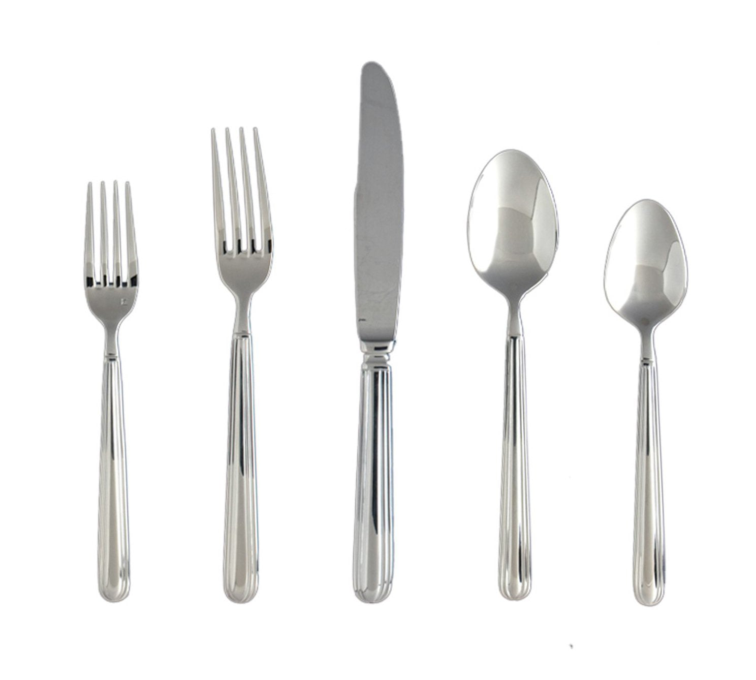 Fortessa Metropolitan 18/10 Stainless Steel Flatware 20 Piece Place Setting, Service For 4