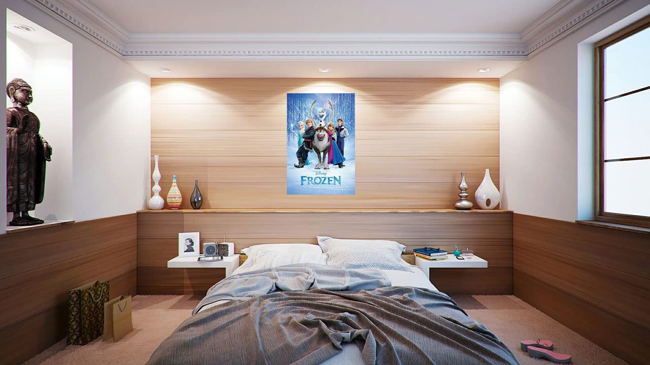 Frozen Disney Movie Cast Poster - 91.5 X 61Cms (36 X 24 Inches)