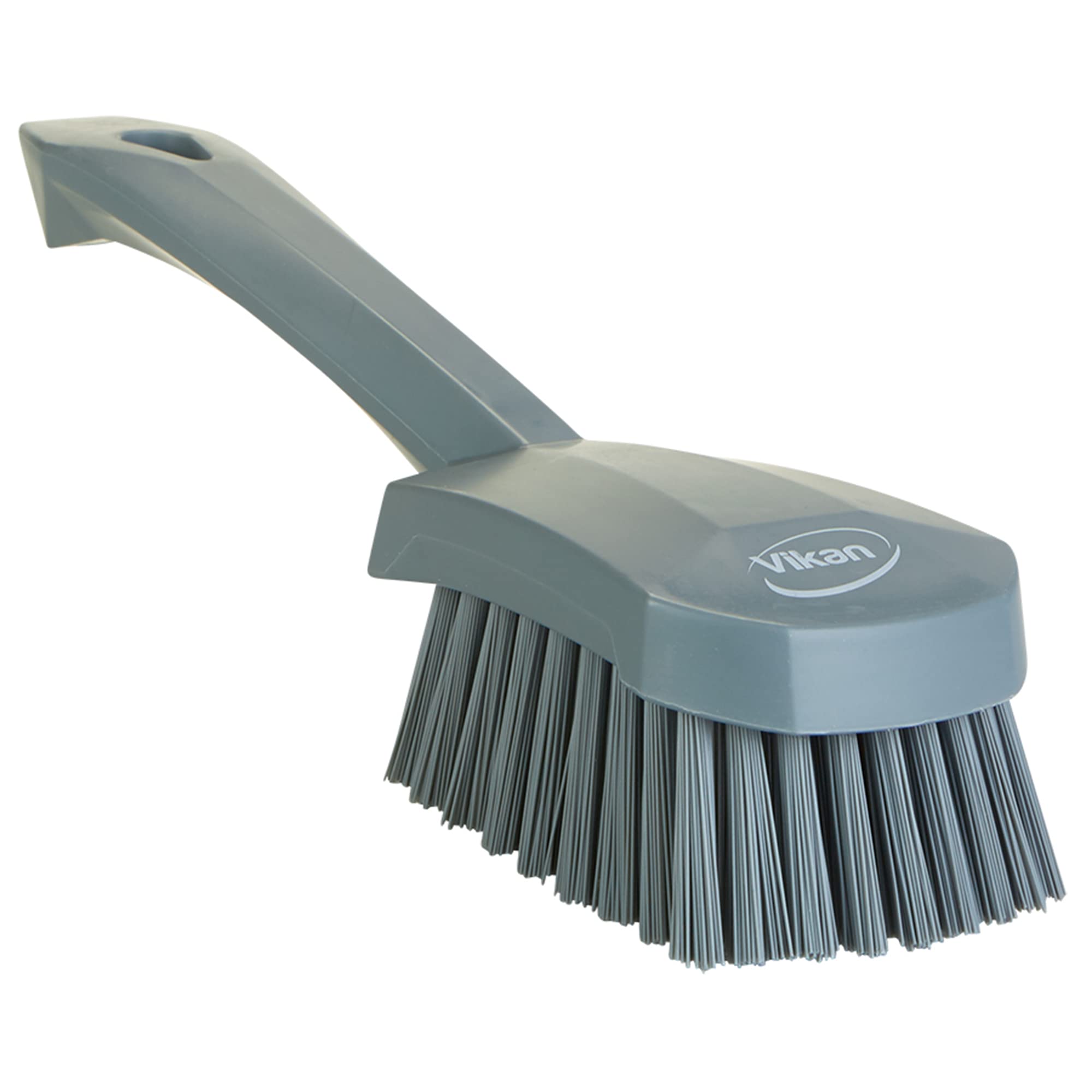 Vikan Brush,Washing,Stiff,10'',Pp/Pbt,Gray, One Size, Multi