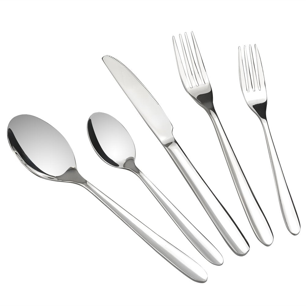 Kekow 60-Piece Stainless Steel Flatware, Cutlery Set, Service For 12