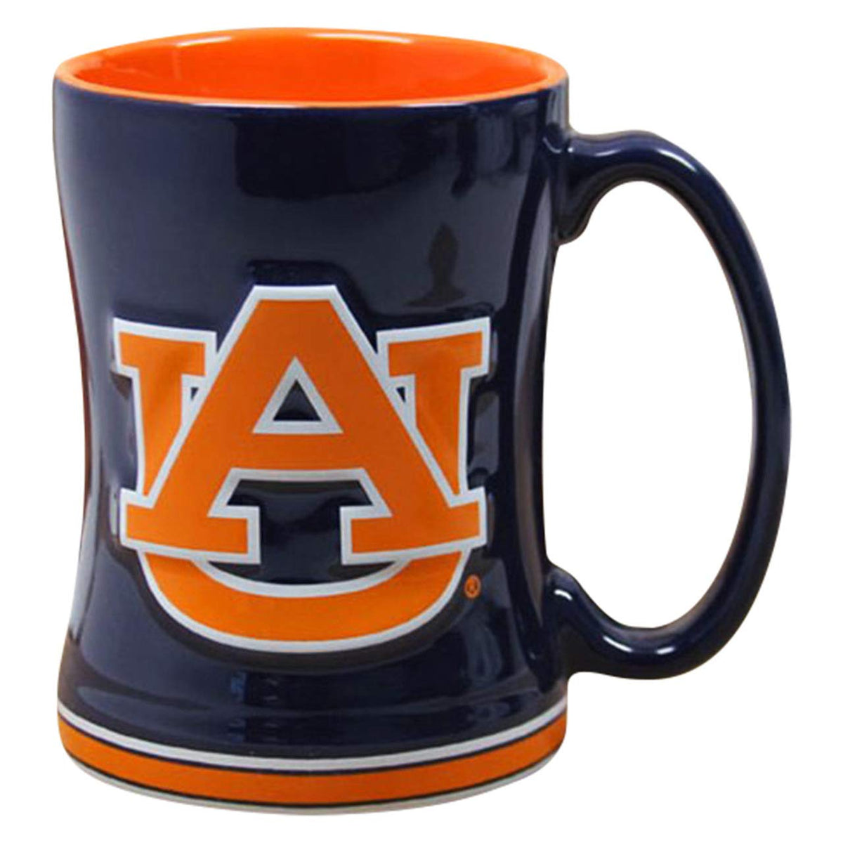 Auburn Tigers Ncaa Coffee Mug - 15Oz Sculpted (Single Mug)