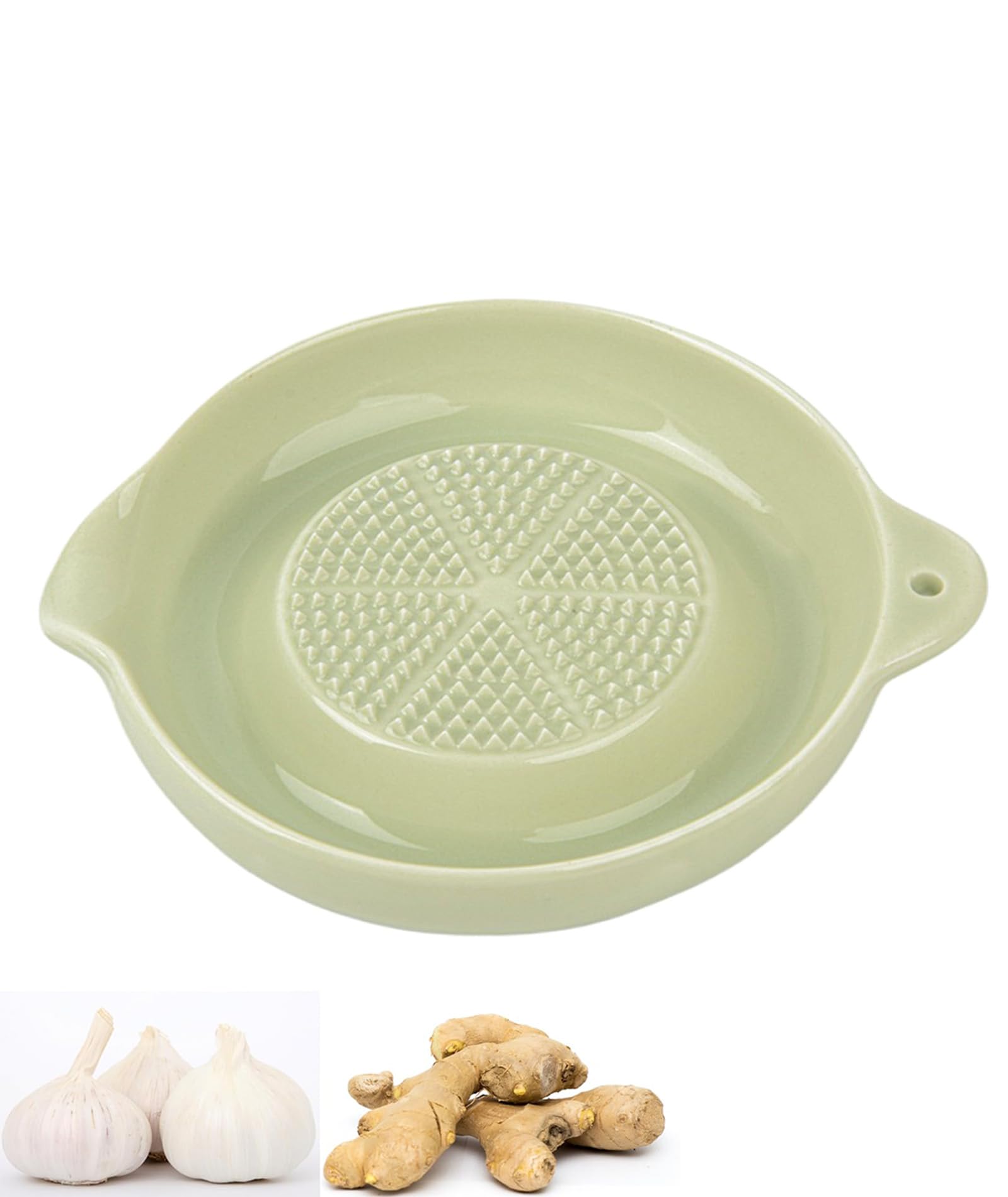 Garlic Grater Plate, Efficient Kitchen Tool Ceramic Grater Plate, Ginger Grater Plate Suitable For Quickly Grind Garlic To Prepa