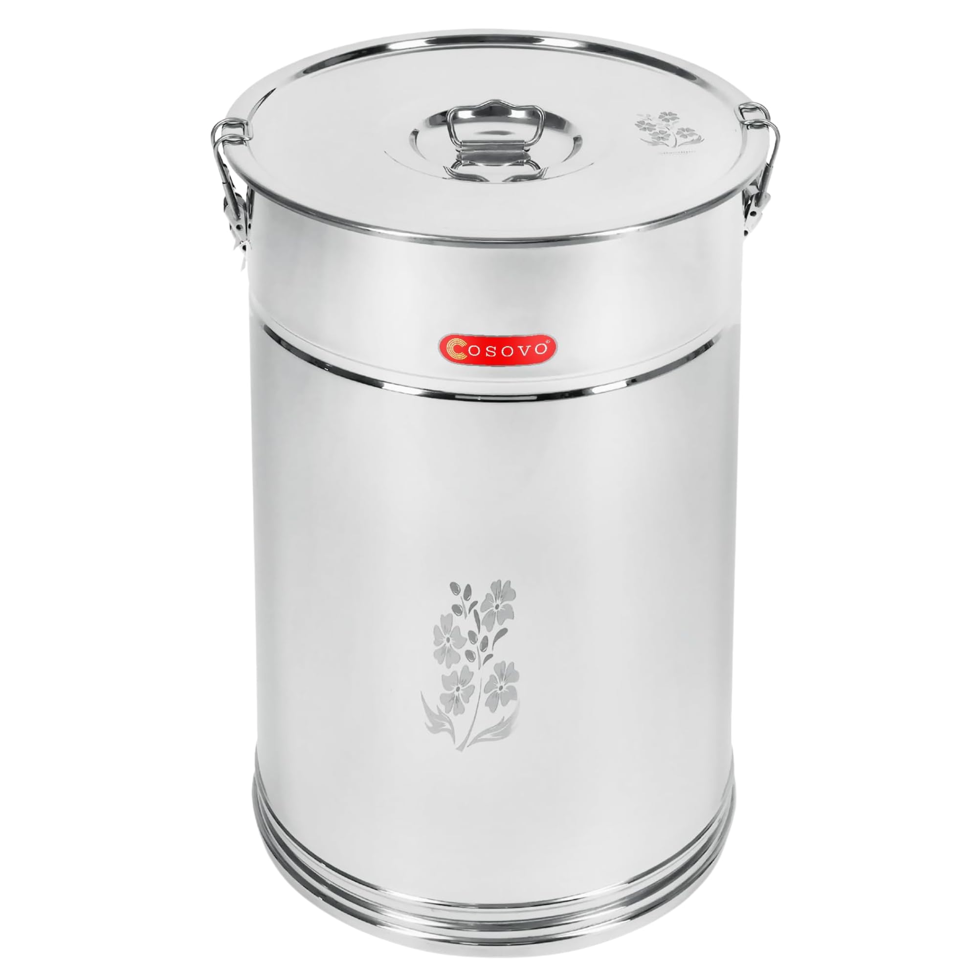 Cosovo Rice Storage Container | Steel Storage Box Drum | Grocery Container For Kitchen | Kothi | Steel Container | Steel Dibba |