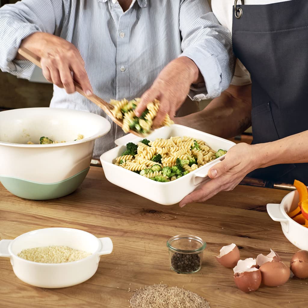 Villeroy & Boch Clever Cooking Square Baking Dish, 8.25 X 8.25 In, Premium Porcelain, White