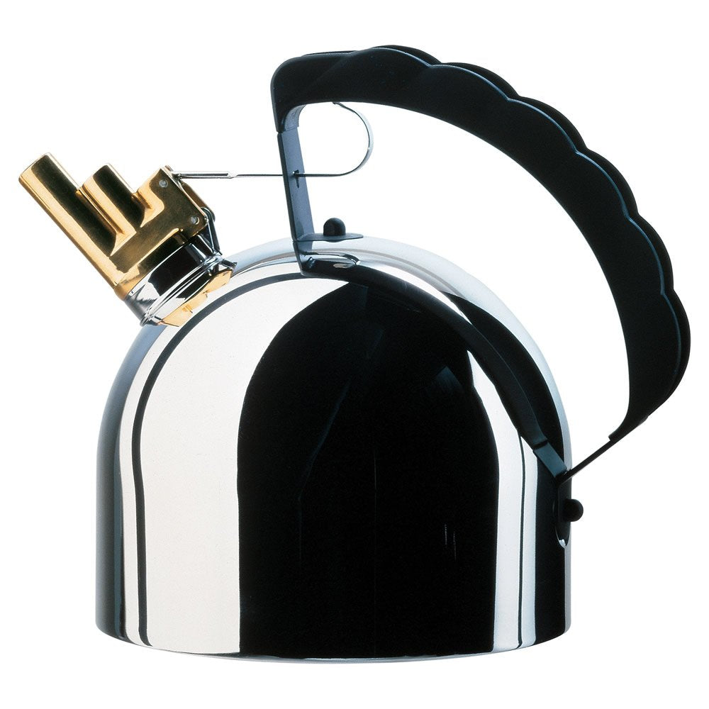 Alessi 2.09-Qt. Steel Bottom Water Tea Kettle
