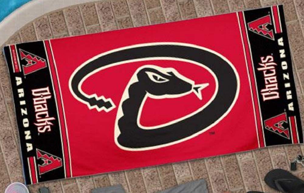 Wincraft Mlb Arizona Diamondbacks Design Beach Towel - Sedona Red