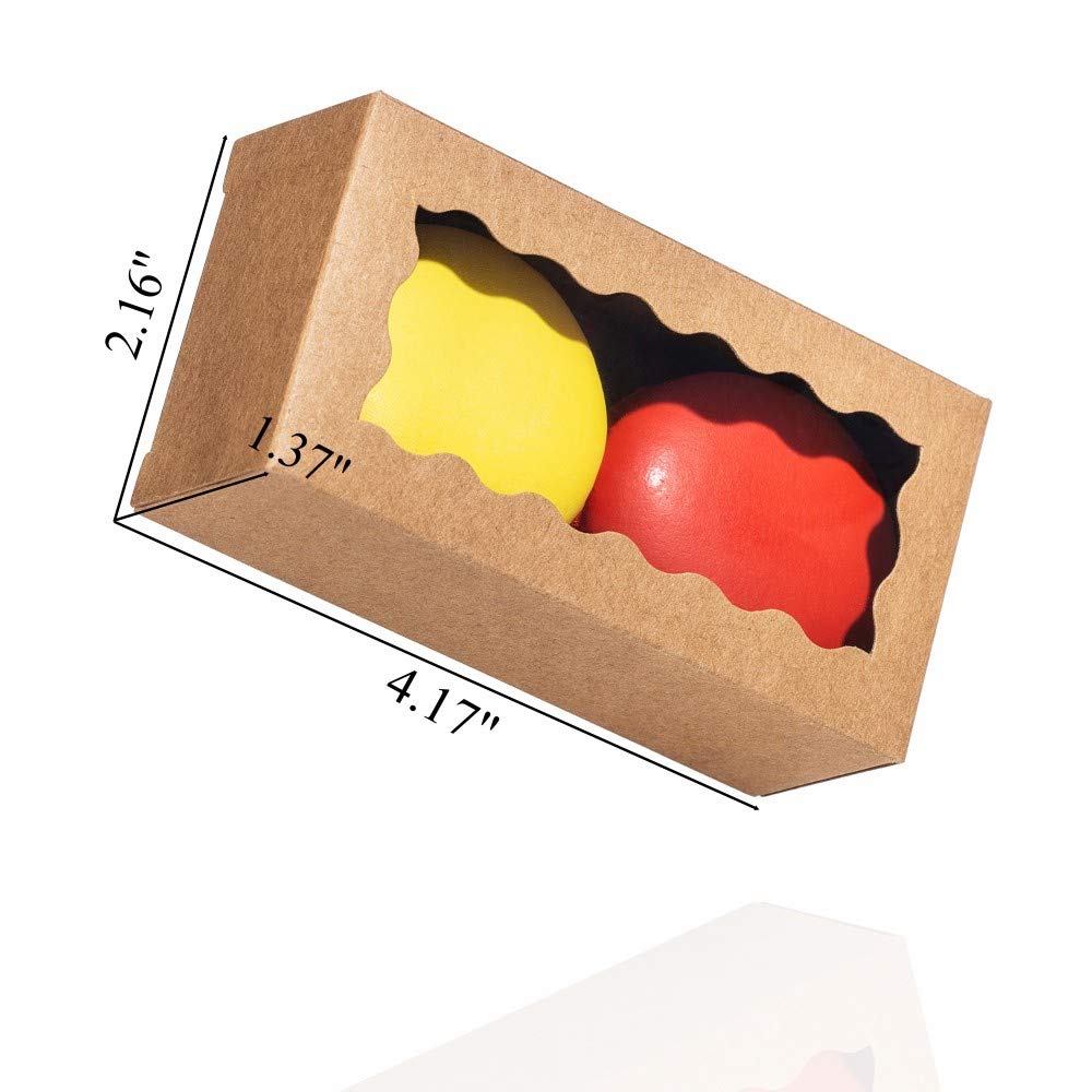 Jcxpack 12Pcs 4.17 X 2.16 X 1.37 Inches Premium Macaron Boxes For 2, Macaron Containers, Macaron Packaging For Wedding, Party, T