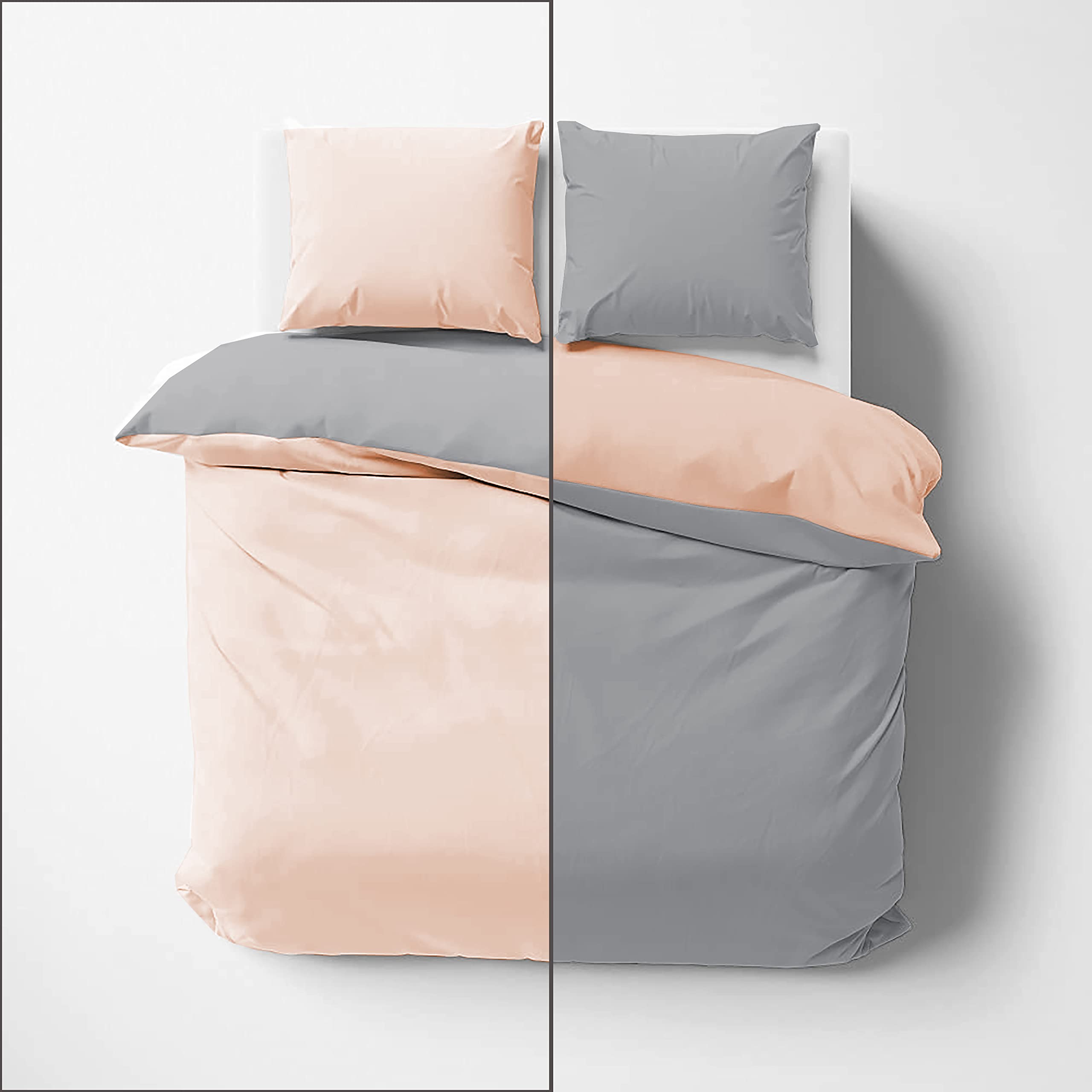 Day Care Impressible Super Soft Microfiber Reversible 3 Piece Duvet Cover Set Size (91X101 Inches) And 2 Pillow Cover 300 Tc (18