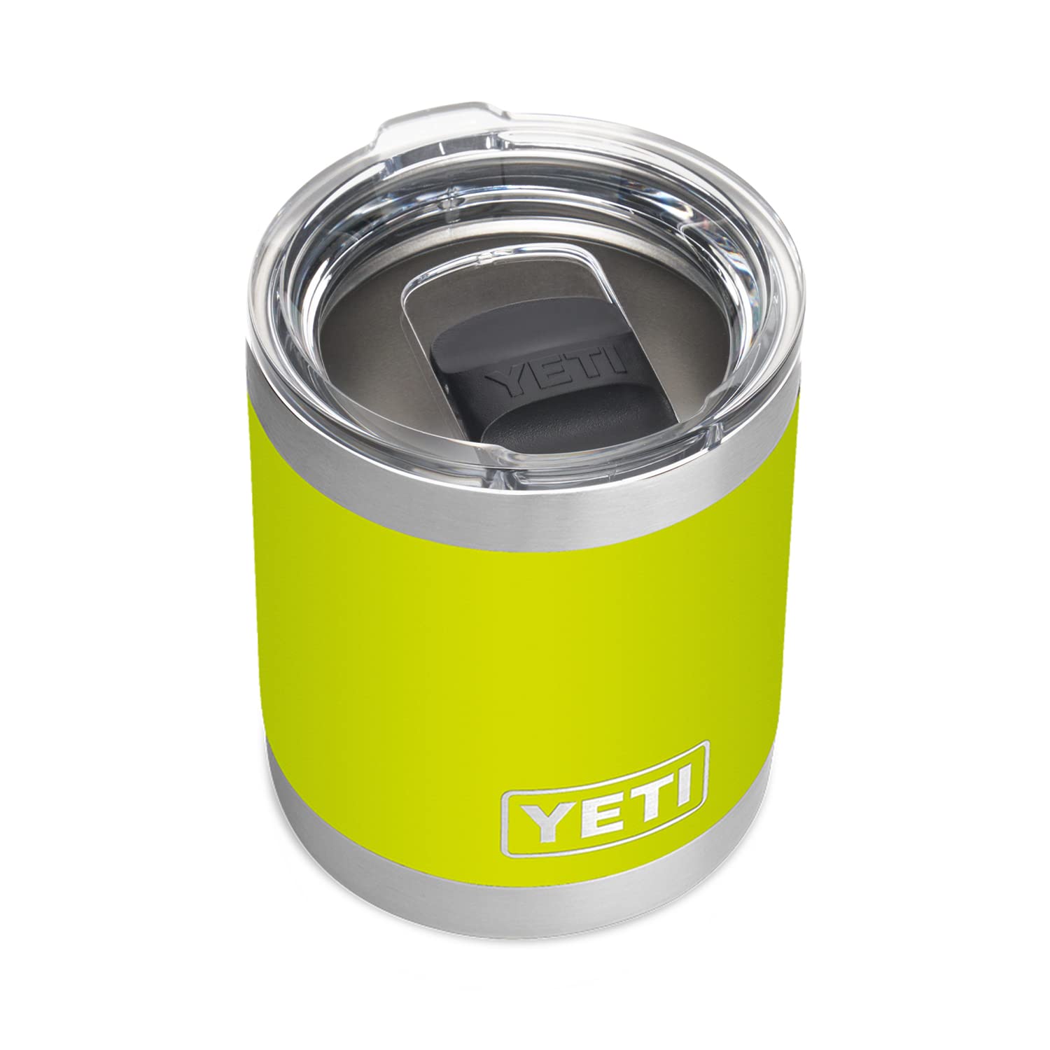 Yeti Rambler 10 Oz Lowball, Vacuum Insulated, Stainless Steel With Magslider Lid, Chartreuse