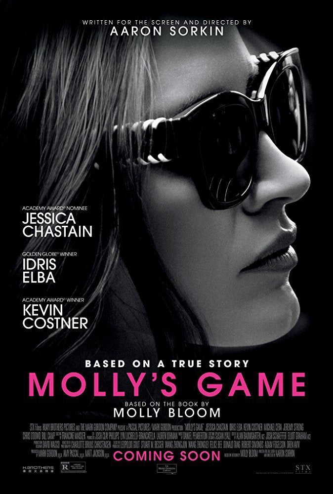 Molly'S Game Poster 11X17 Inch Movie Poster