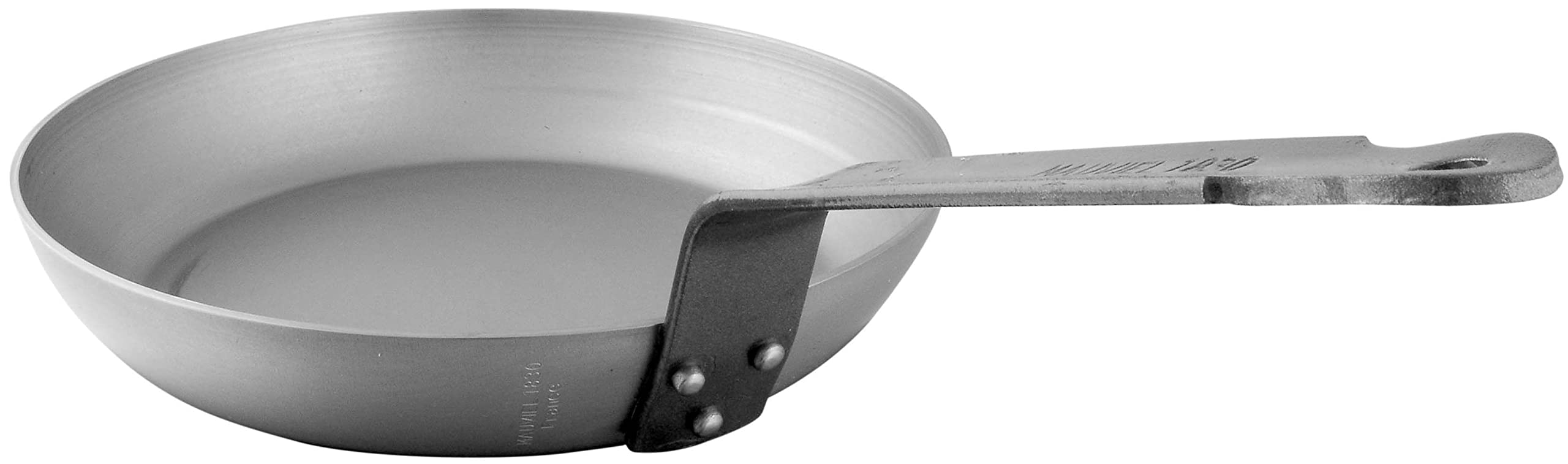 Mauviel MSteel Black Carbon Natural Nonstick Frying Pan With Iron Handle, 14.2-in, Suitable For All Cooking Surfaces, Made in F