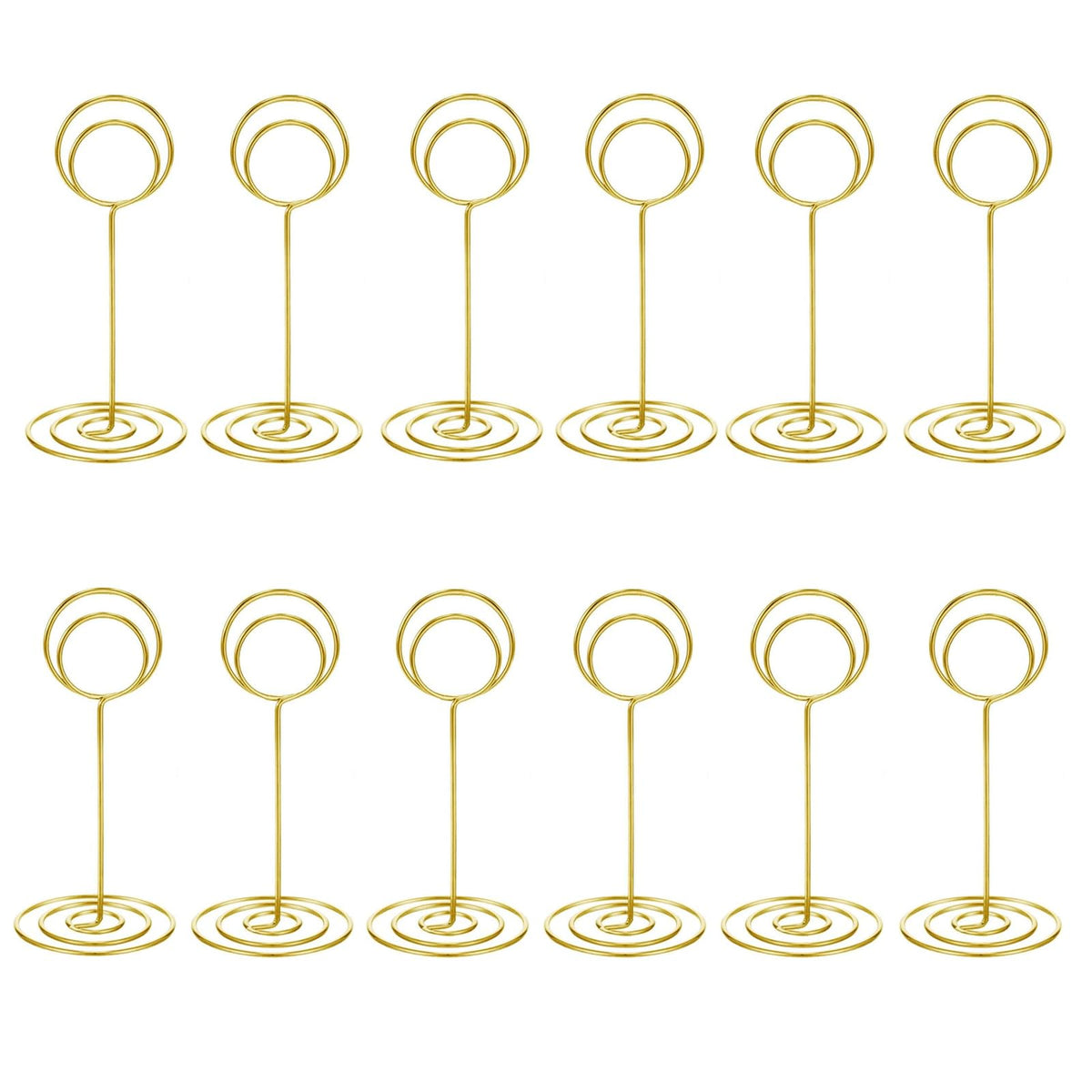 20 Pack Table Number Holders Place Card Holder Photo Picture Holder For Wedding, Birthday Party