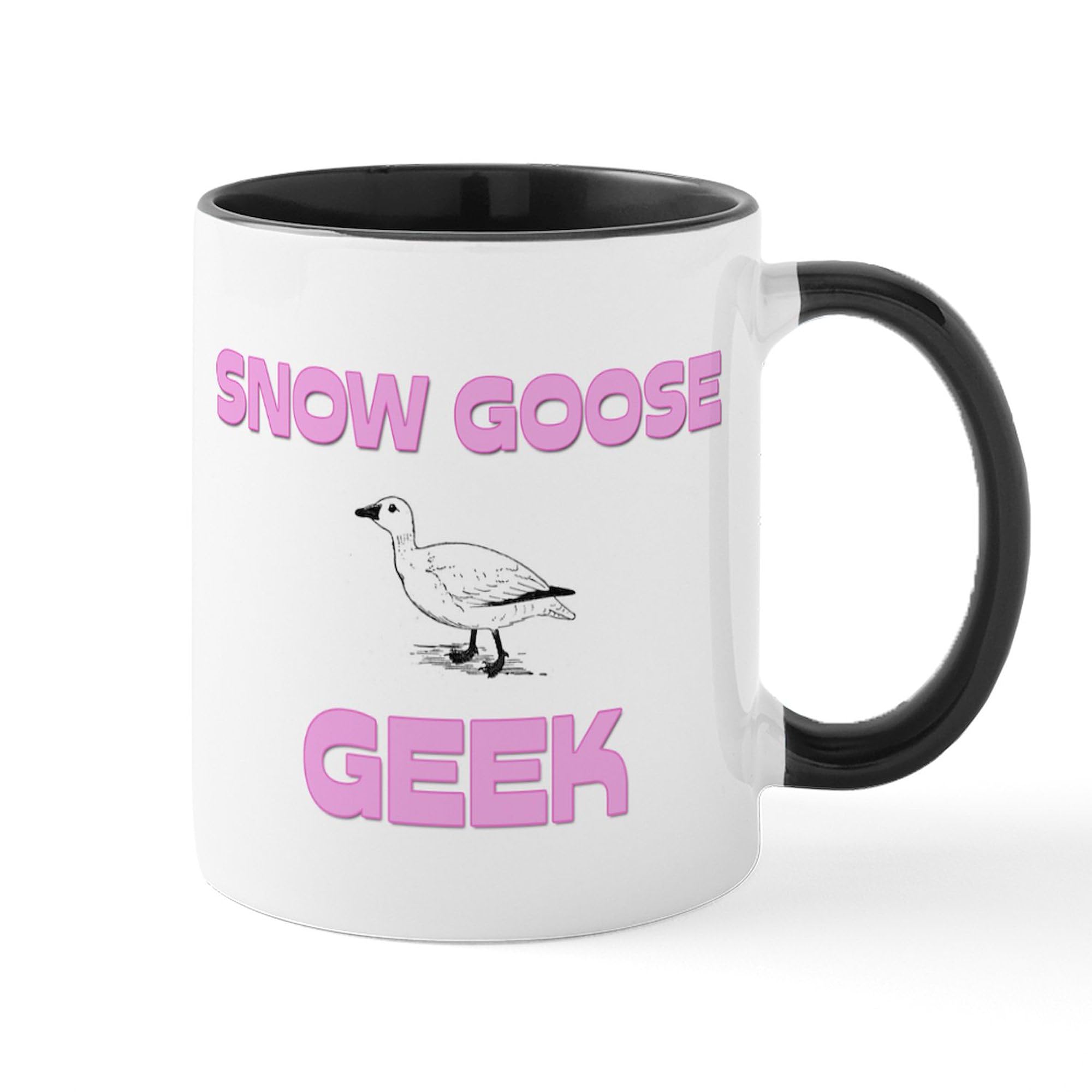 CafePress Snow Goose Geek Mug 11 oz (325 ml) Ceramic Coffee Mug