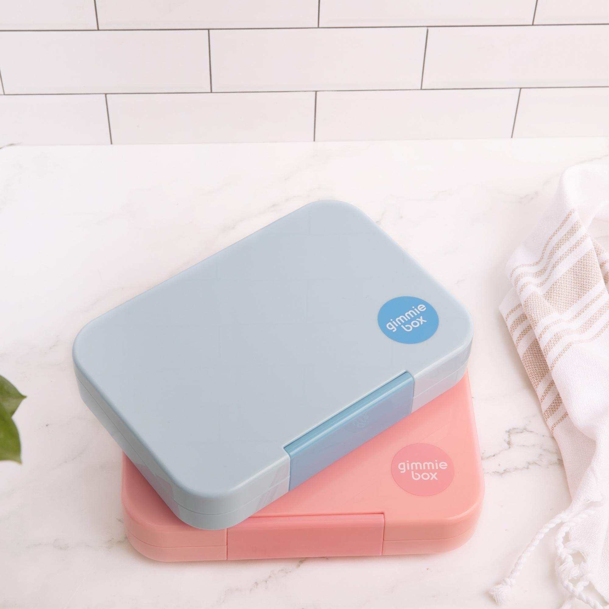 Gimmiebox Leakproof Children Lunch Box Bento Box For Kids Gimmieone (Blue)