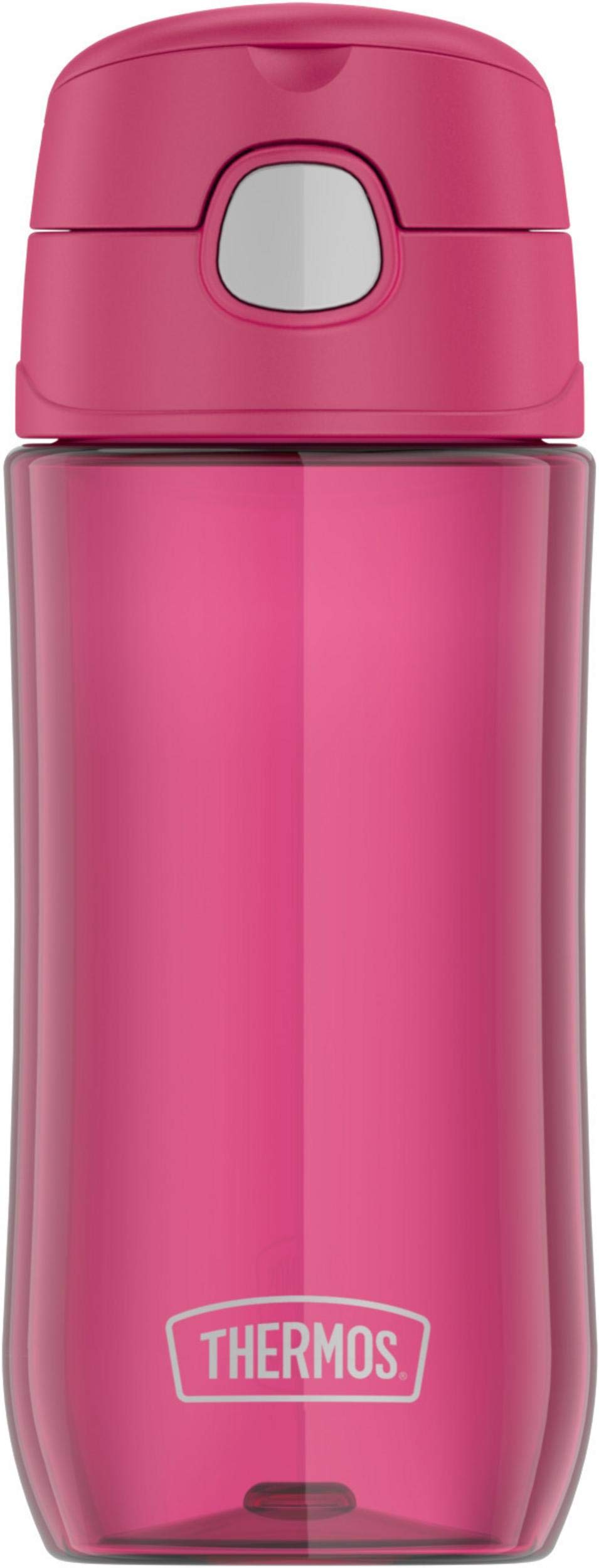Thermos Funtainer 16 Ounce Plastic Hydration Bottle With Spout, Raspberry