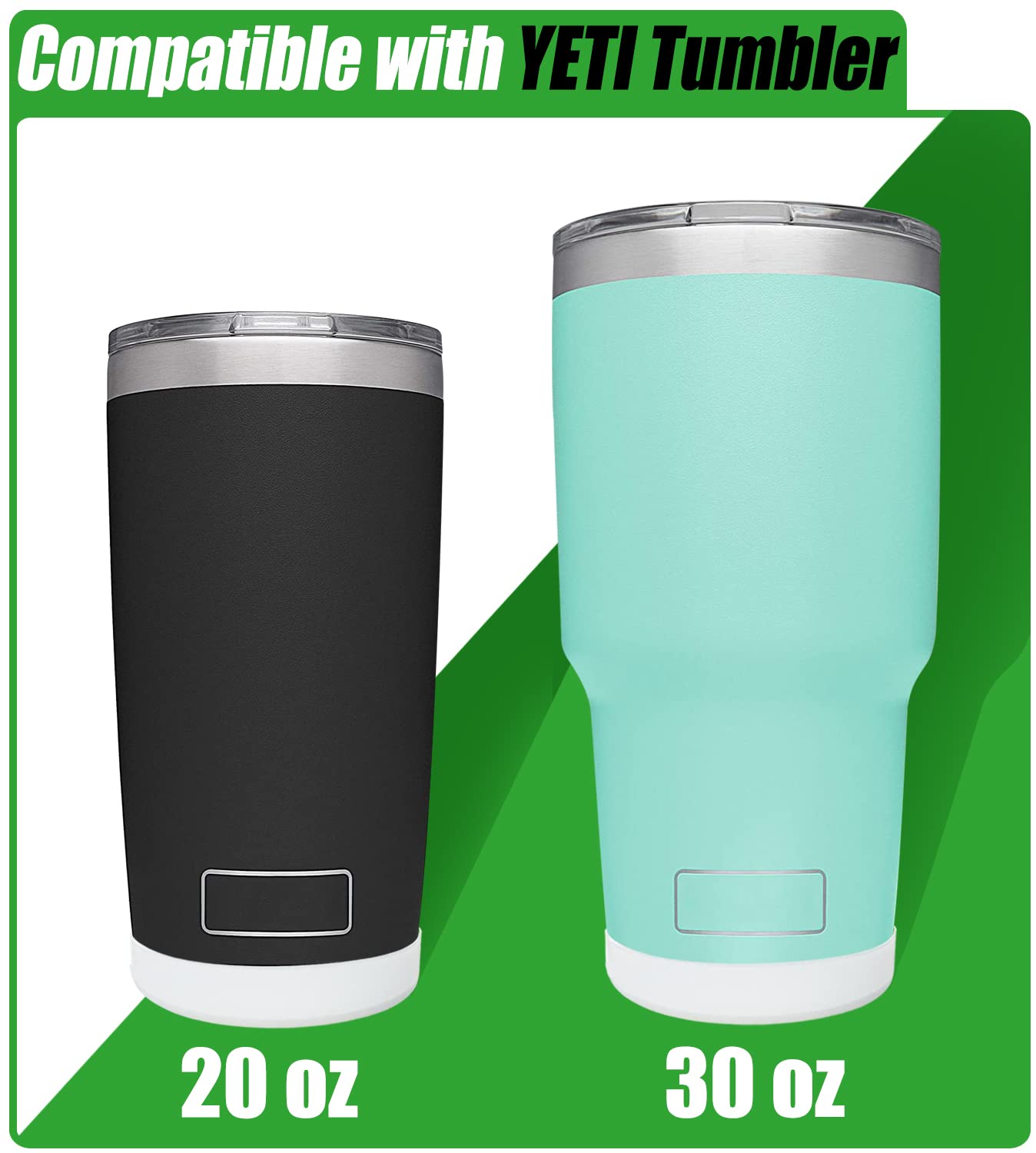 Silicone Boot Sleeve For Yeti Tumbler 20Oz 30 Oz - Bottom Protection And Less Noise For Yeti Accessories Coffee Mug Cup 30 Oz 20