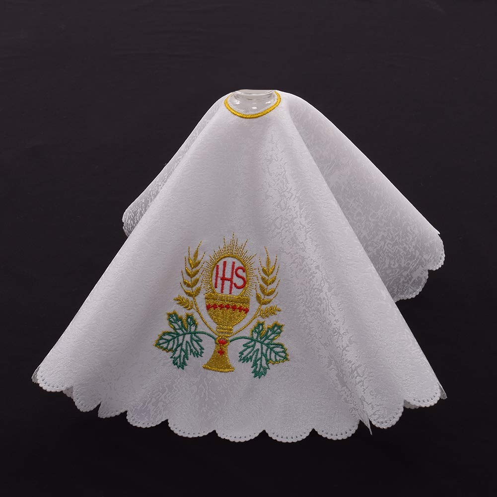 Blessume Altar Cloth Chalice Pall Chalice Veil White