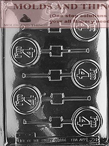 I'M 4 Lolly Chocolate Candy Mold 4Th Birthday Chocolate Candy Mold With Copywrited Molding Instructions