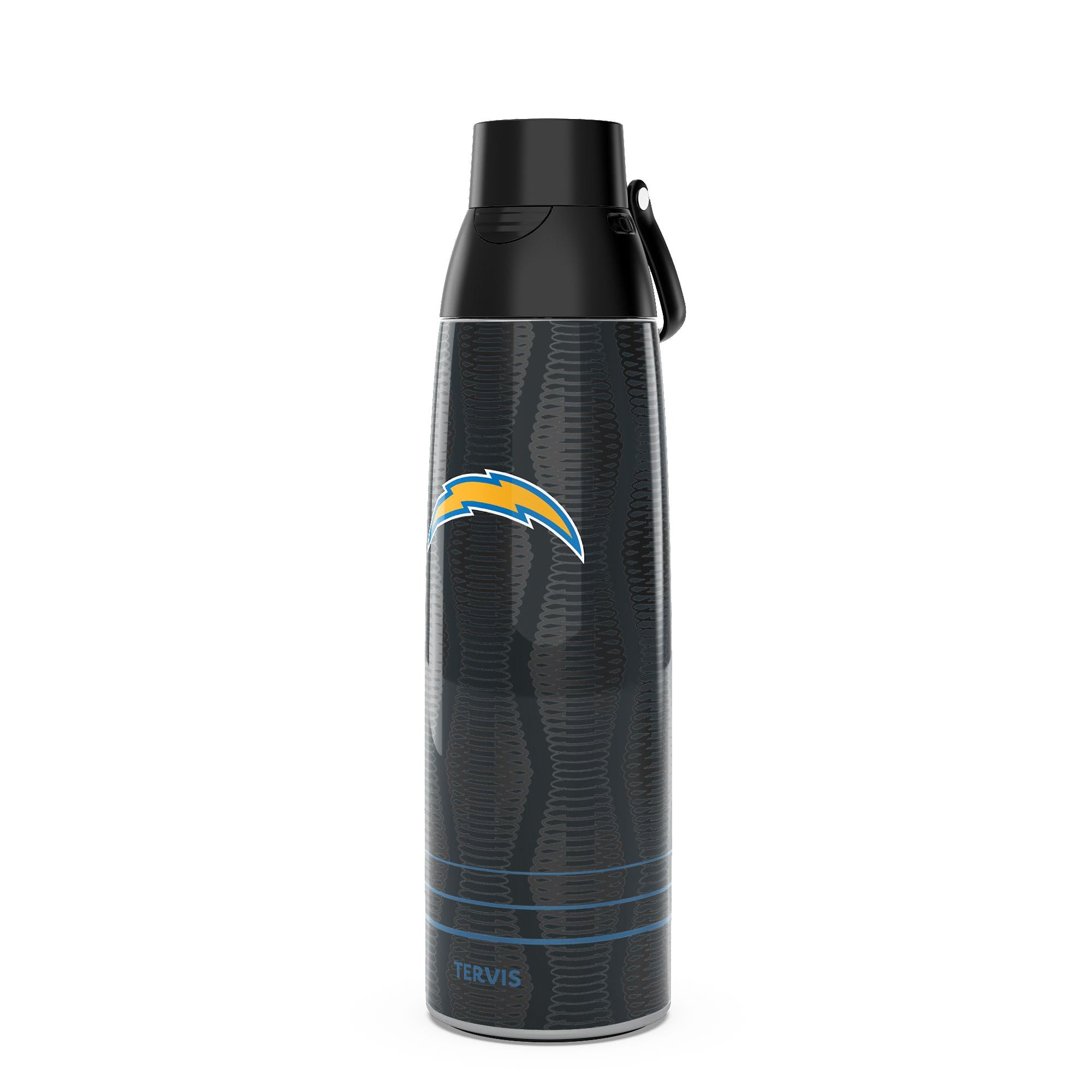 Tervis Venture Water Bottle NFL Los Angeles Chargers  Full Speed Triple Insulated Tumbler Travel Cup Keeps Drinks Cold & Hot, 3