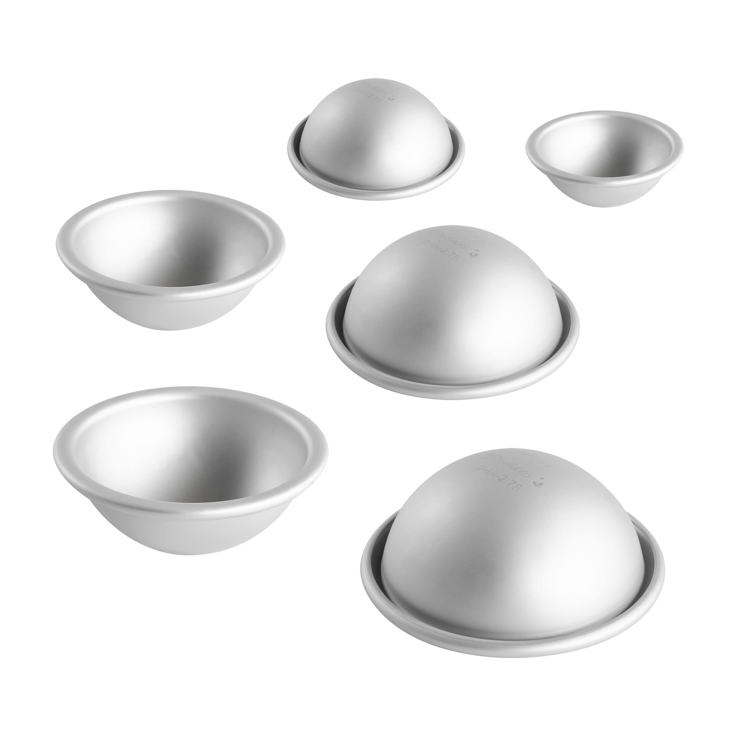 Fat Daddios Pha-275Pk Anodized Aluminum Hemisphere Pan, 275 X 14 Inch, Set Of 4