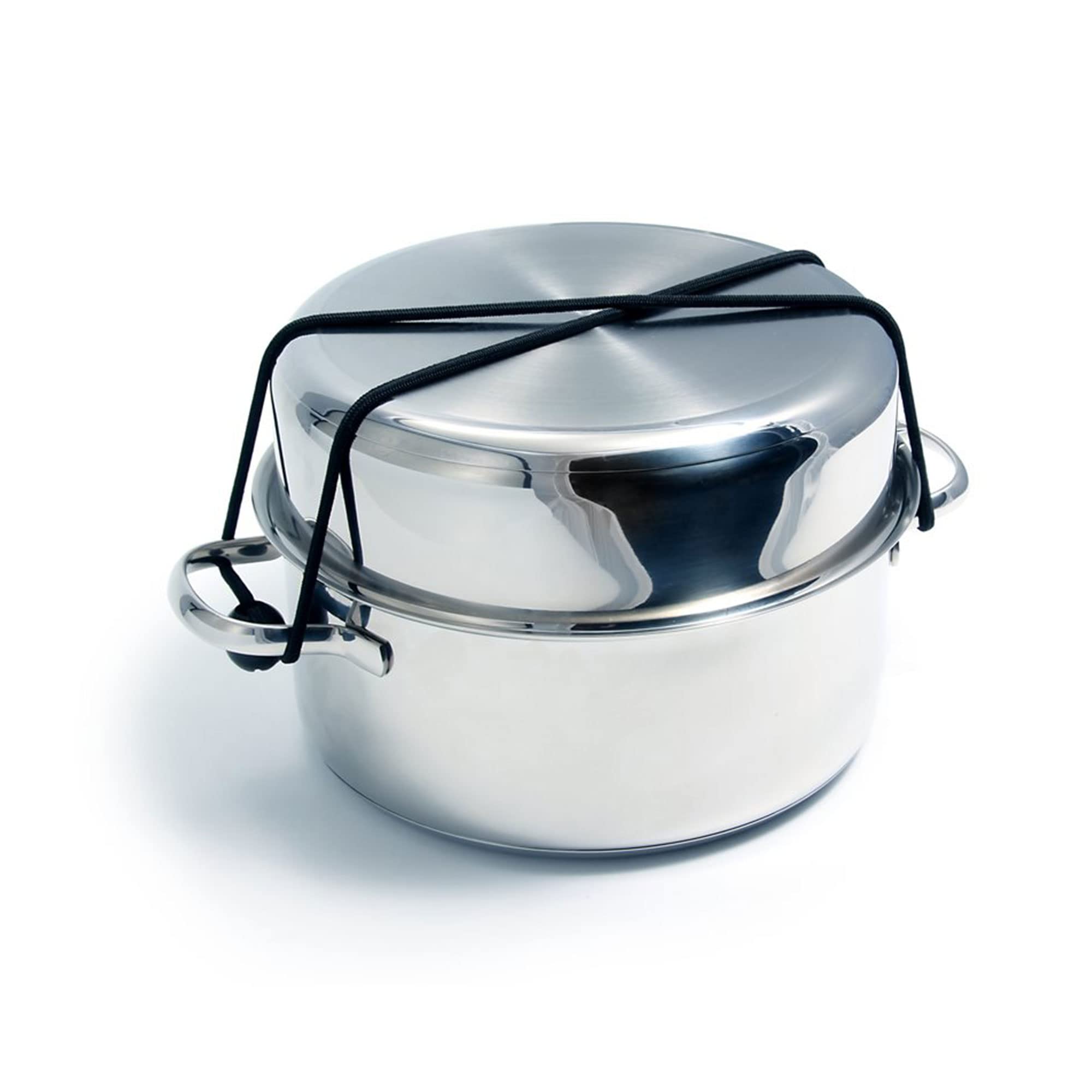 Camco Nesting Cookware Set | Made from Stainless Steel | Dishwasher Safe | Saves Valuable Space | 10-Piece Set (43921)