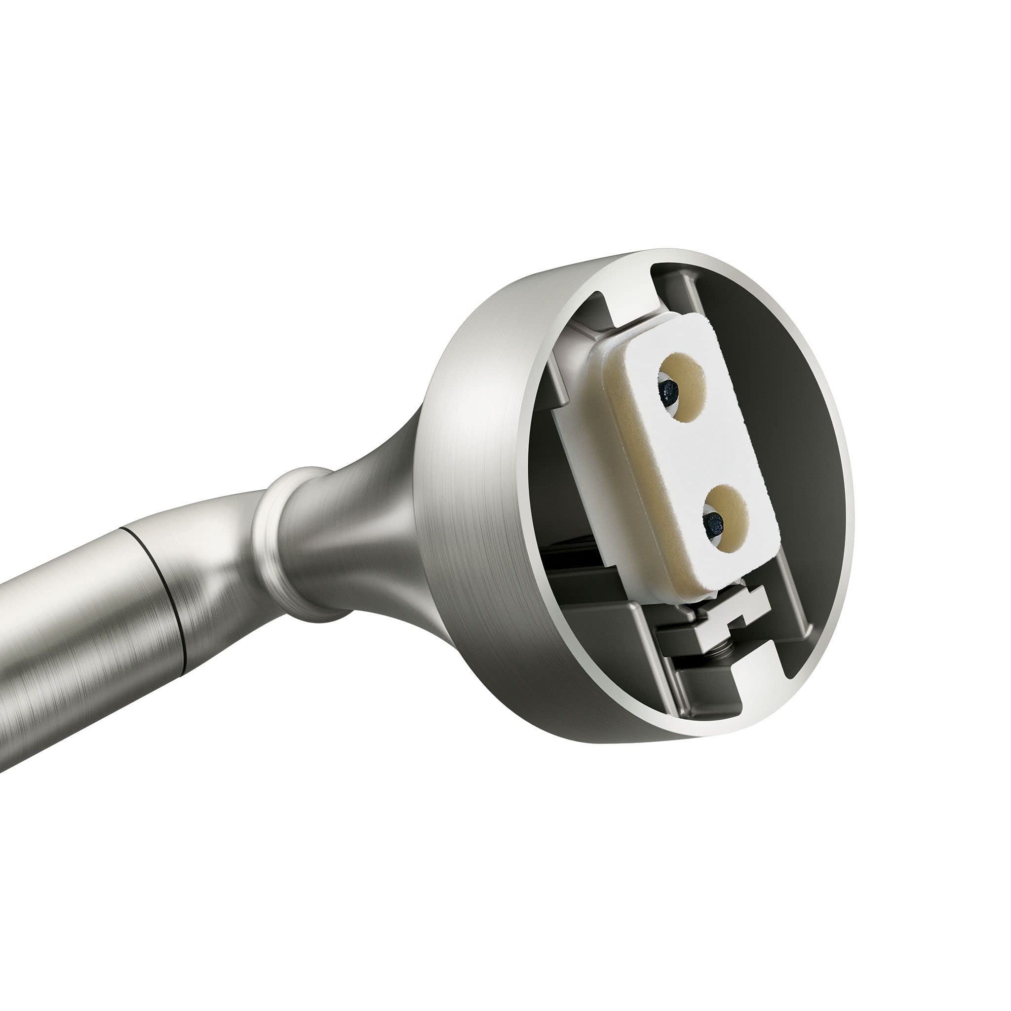 Moen Hamden Spot Resist Brushed Nickel 18-Inch Single -Towel Bar, My6218Bn