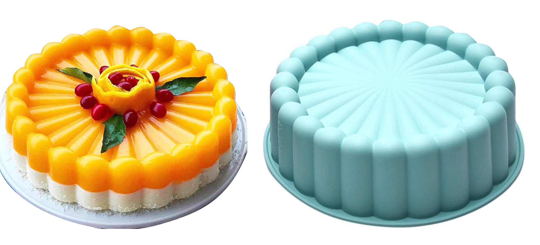 Lifetools-Lt Round Sunflower Cake Mold Baking Pan, For Creative Beautiful Mousse Chocolate Fruit Cake, Interesting Birthday Part