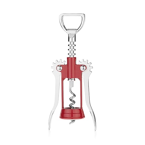 True Soar Red Winged Corkscrew, Self Centering Worm, Bottle Opener