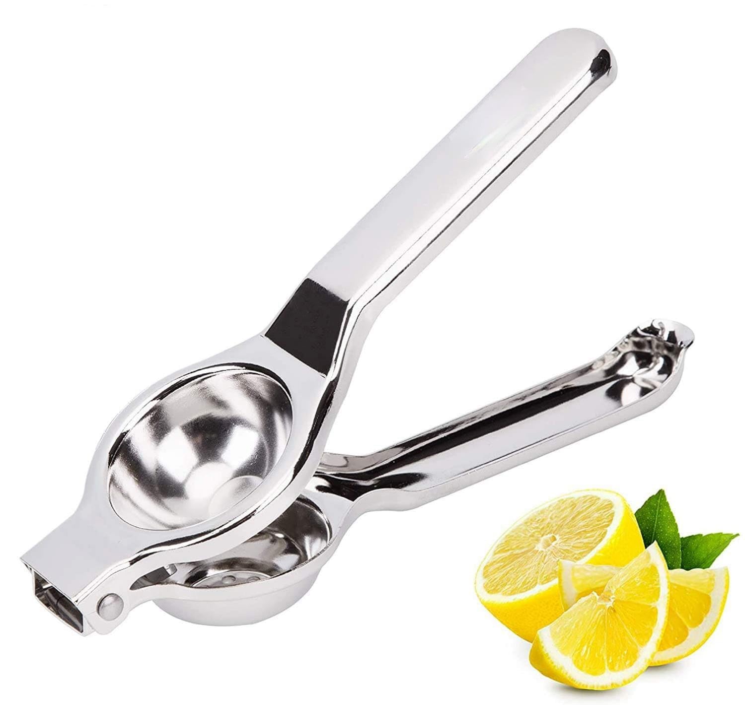 Bigplayer Stainless Steel Lemon Squeezer  Comfortable Handle For Efficient & Easy Juice Extraction