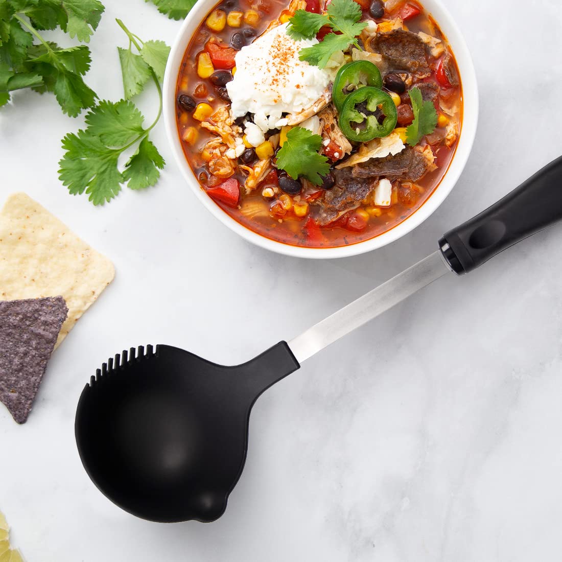 Rada Non-Scratch Basting Spoon, Slotted Spoon, Slotted Turner & Ladle