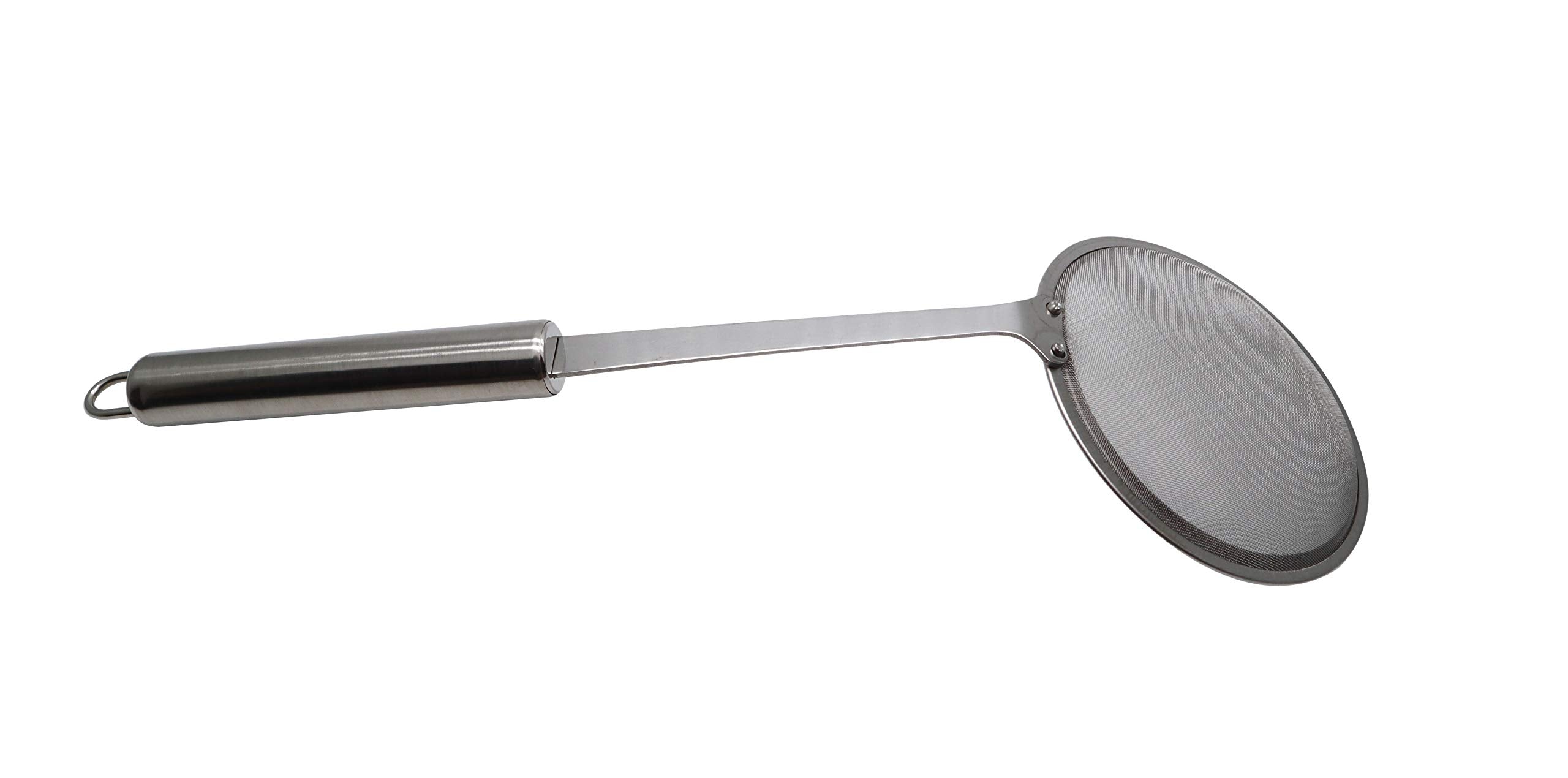 Eiks 2 Packs Fine Mesh Skimmer Ladle For Grease, Gravy And Foam, With 9 Inches Long Handle