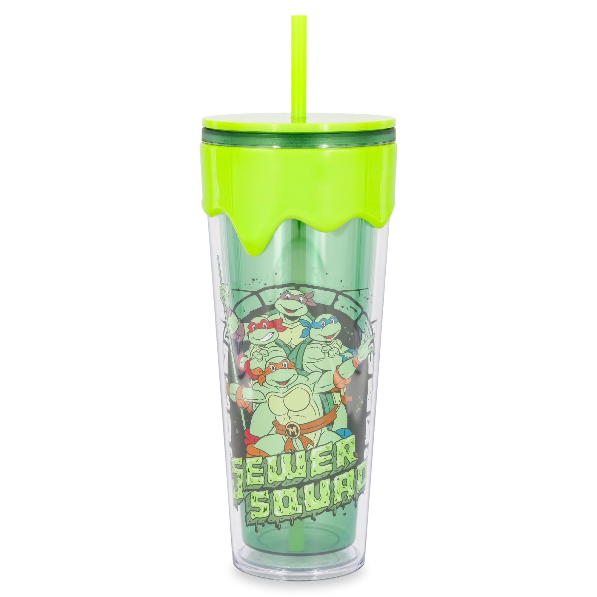 Silver Buffalo Teenage Mutant Ninja Turtles TMNT Sewer Squad Featuring Leonardo, Michelangelo, Donatello, and Raphael 3D Sculpte
