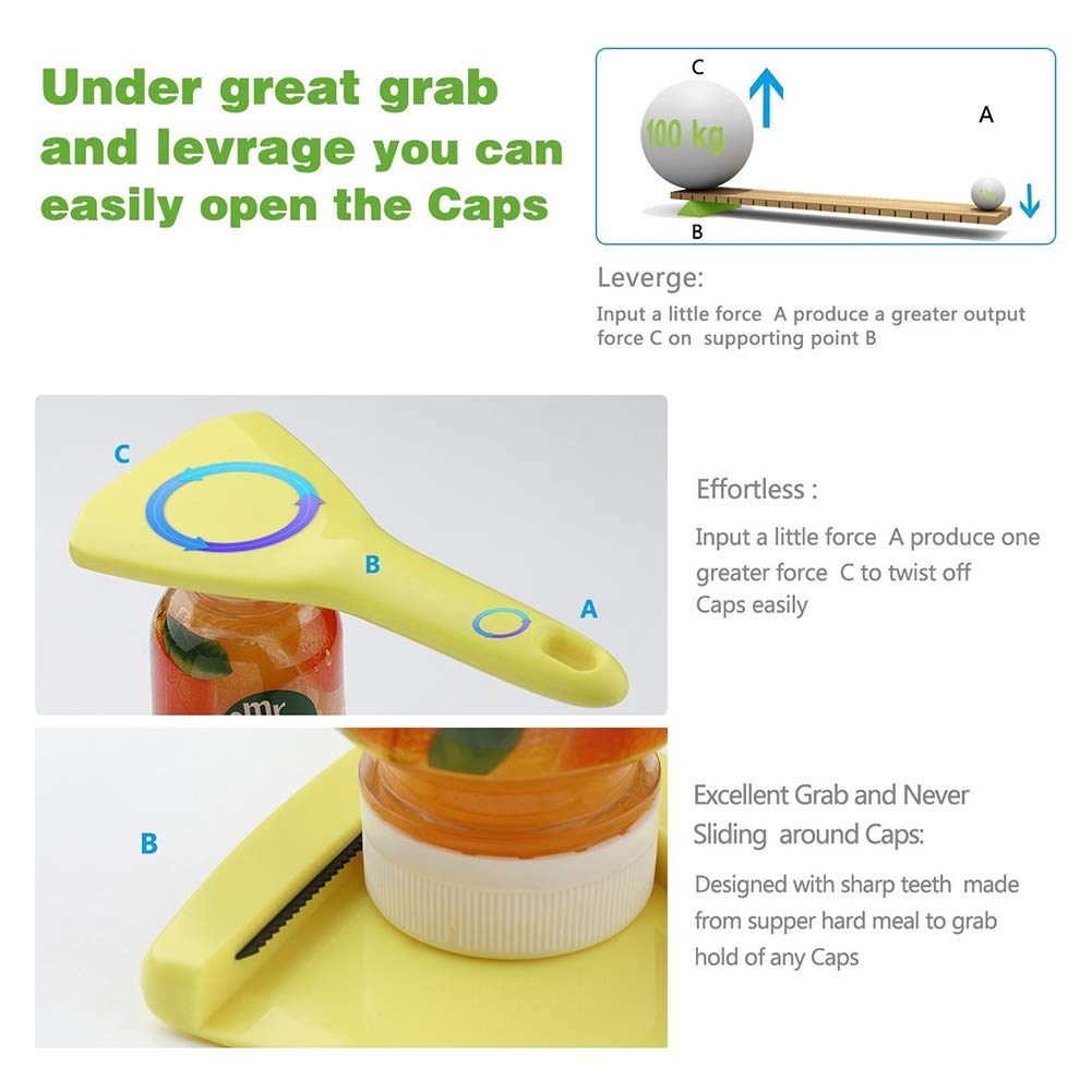 Bottle Opener For Twist-Off Type Caps, Water Bottle Opener, Soda Bottle Opener, Juice Bottle Openers, Twist-Off, For Weak Hands,