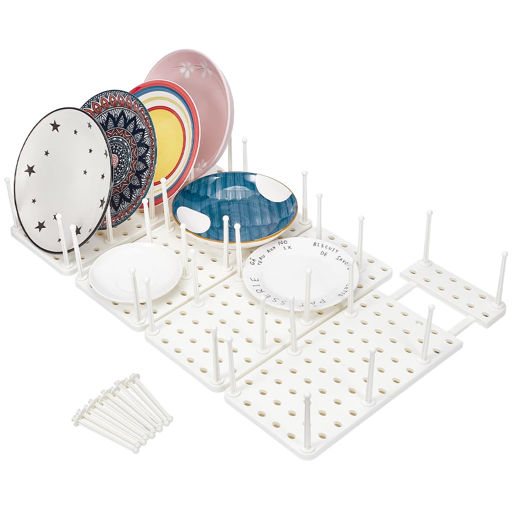 UNICRAFTALE 4 Set Pegboard Drawer Organizer for Kitchen RV