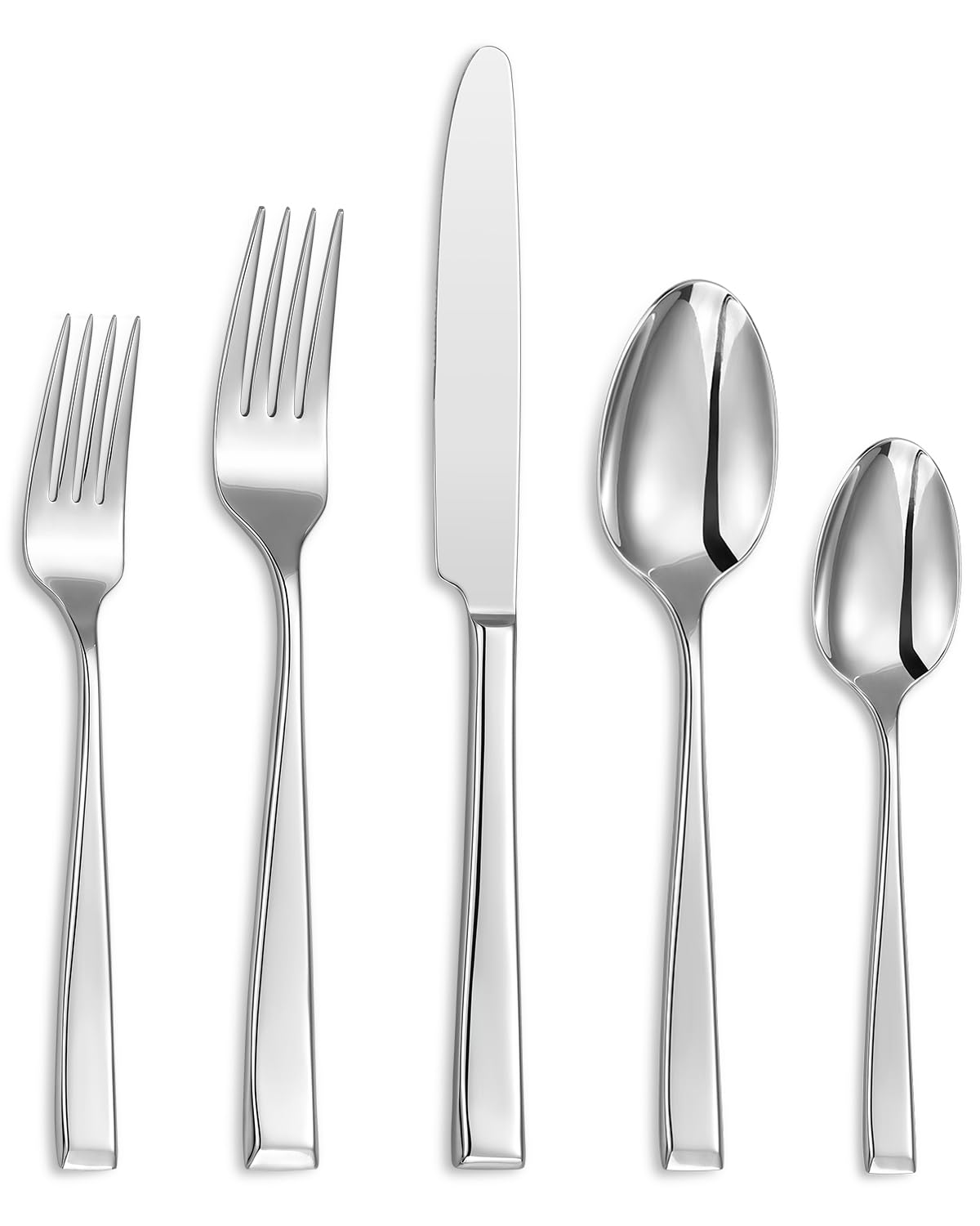 Royalrose 20-Piece Alexander Fine Silverware Set, Service For 4, 18/10 Stainless Steel, Well Made, Dishwasher Safe, Heavy Duty F