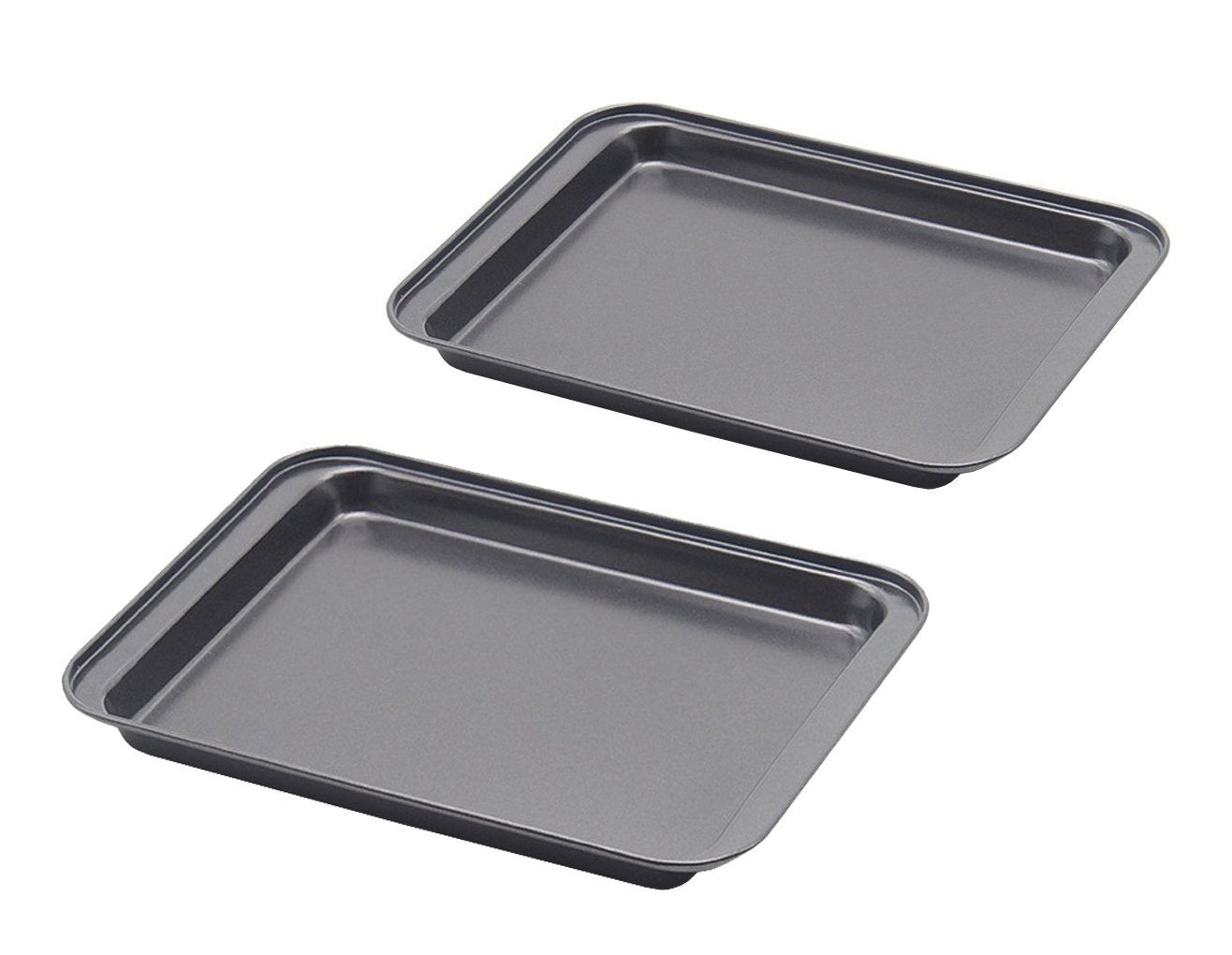 Little Small Baking Sheets Nonstick Set Of 2 (9.5Inch X 7.1Inch) - Ss&Cc 8 Inch Nonstick Baking Toaster Oven Tray Cookie Sheets,