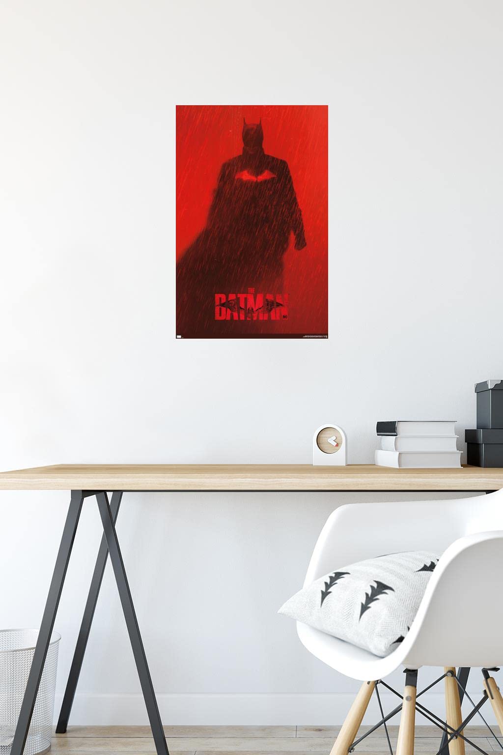 Trends International Dc Comics Movie The Batman - Batman Teaser One Sheet Wall Poster, 14.725'' X 22.375'', Premium Unframed Ver