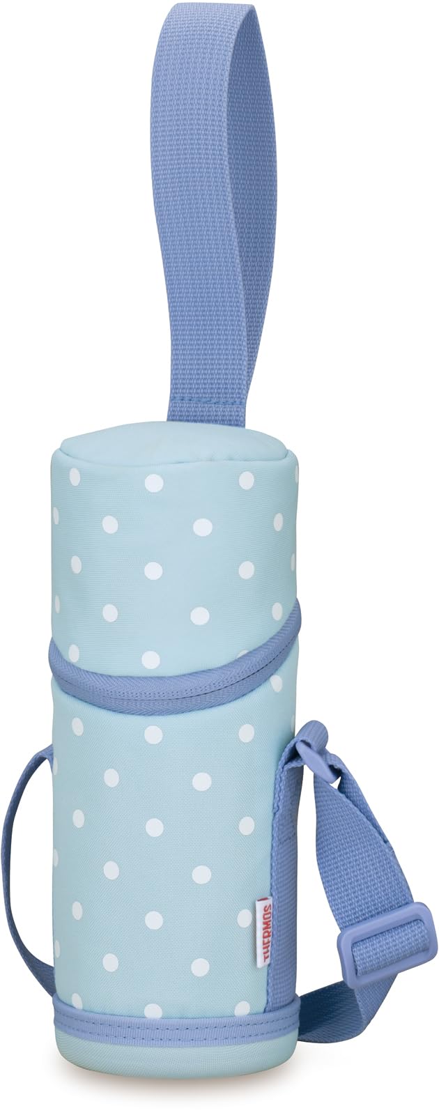 Thermos APG352 DBL My Bottle Pouch with Strap, for 11.813.5 fl oz (350400 ml), Dot Blue