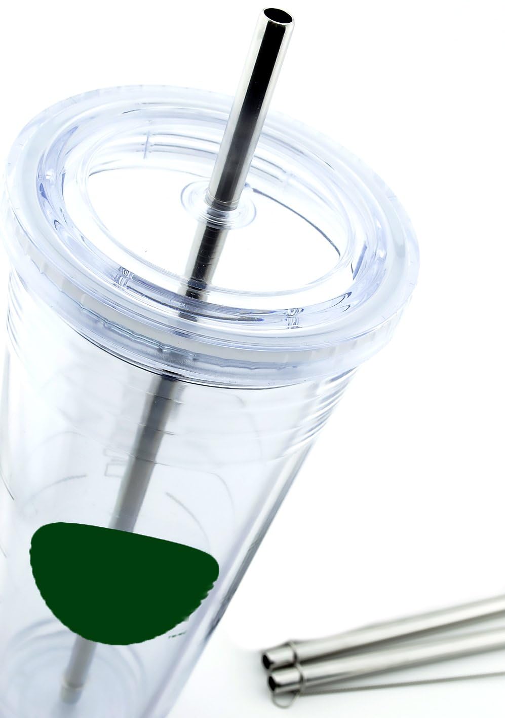 2 Venti Stainless Steel Cocostraw Replacement Straws 2Qty For Hot & Cold Travel Mug To-Go Drink Cups