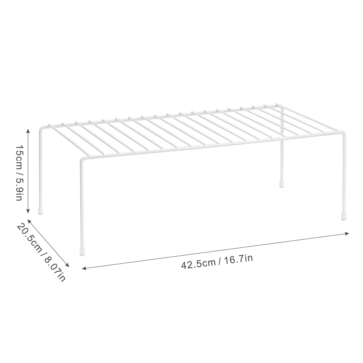 ASTOTSELL Kitchen Cupboard Organiser [2 Pack]  Kitchen Cupboard Storage Shelf Rack