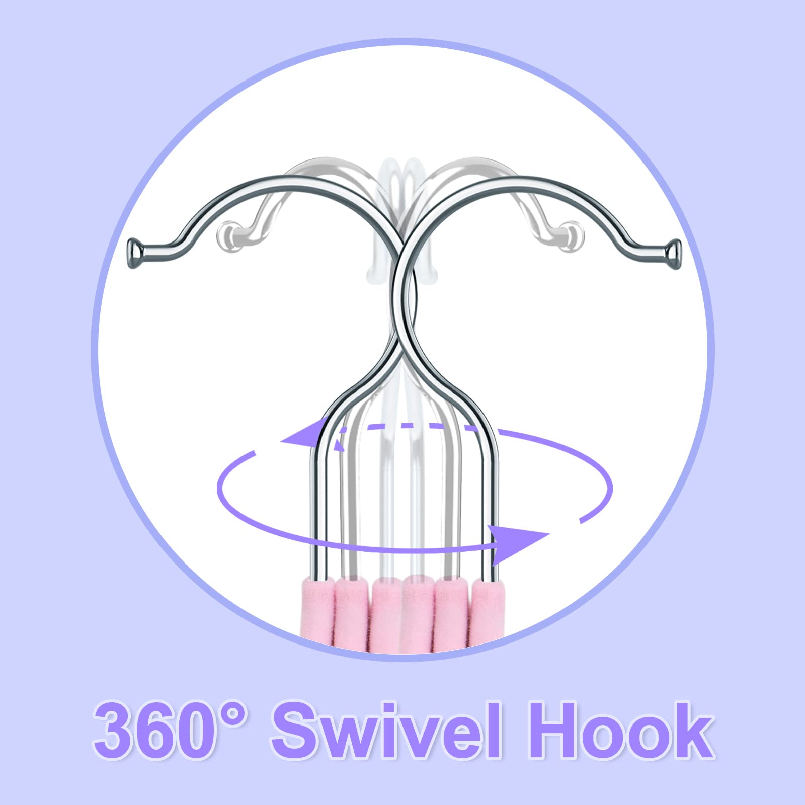 Moerkada Baby Velvet Hangers 50Pack-11Inch Non Slip Kids Hangers For Infant/Toddler Pink Hangers