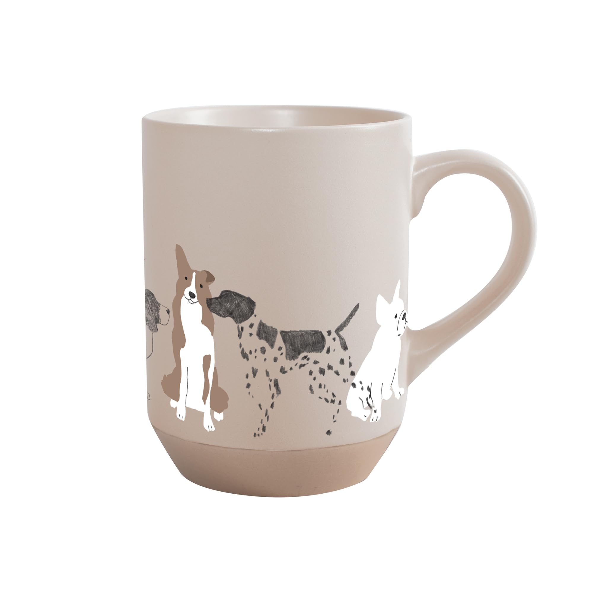Fringe Studio PENCIL DOGS Stoneware New York Mug, PetShop Collection (429070)
