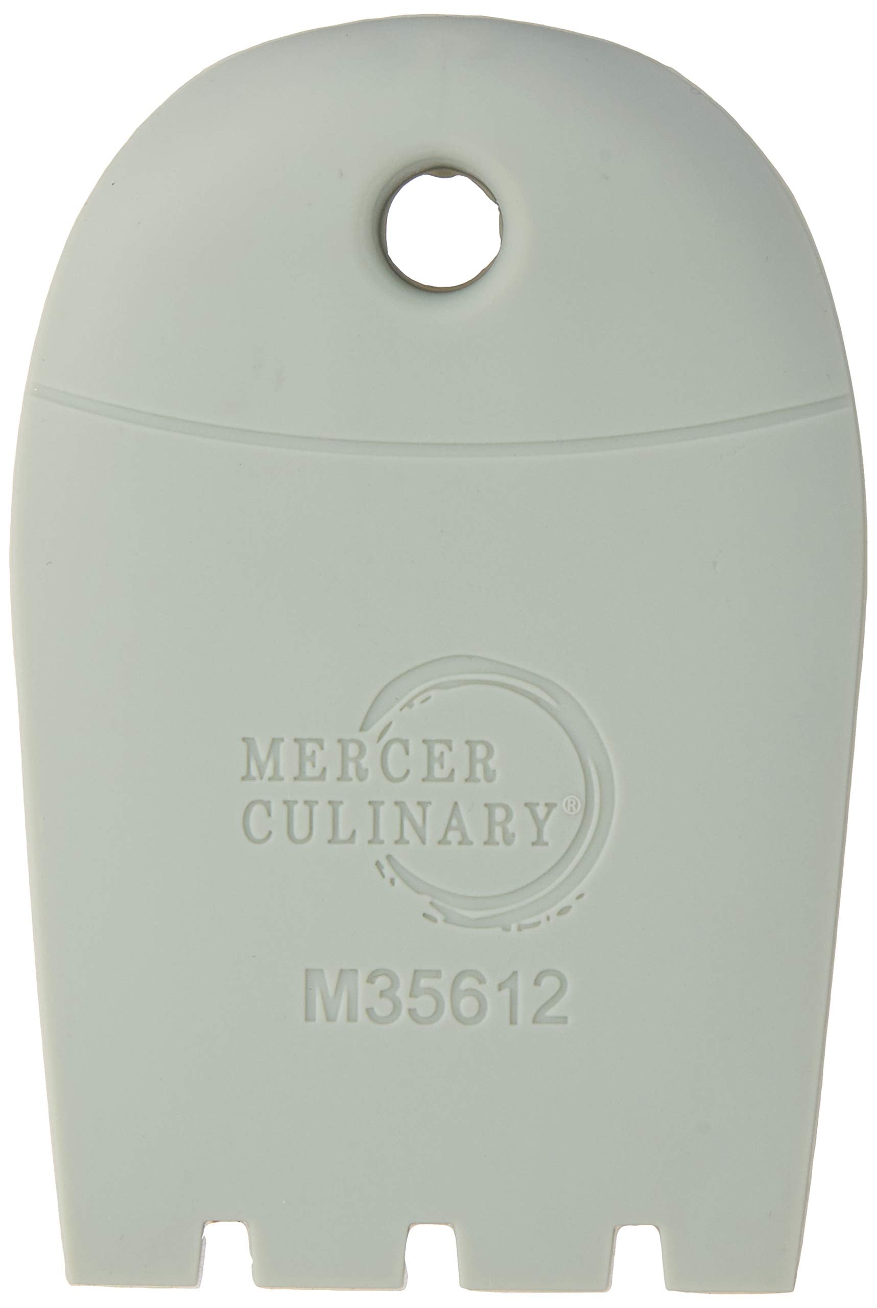 Mercer Culinary Silicone Square Notch Plating Wedge, 4Mm, 3 Gaps